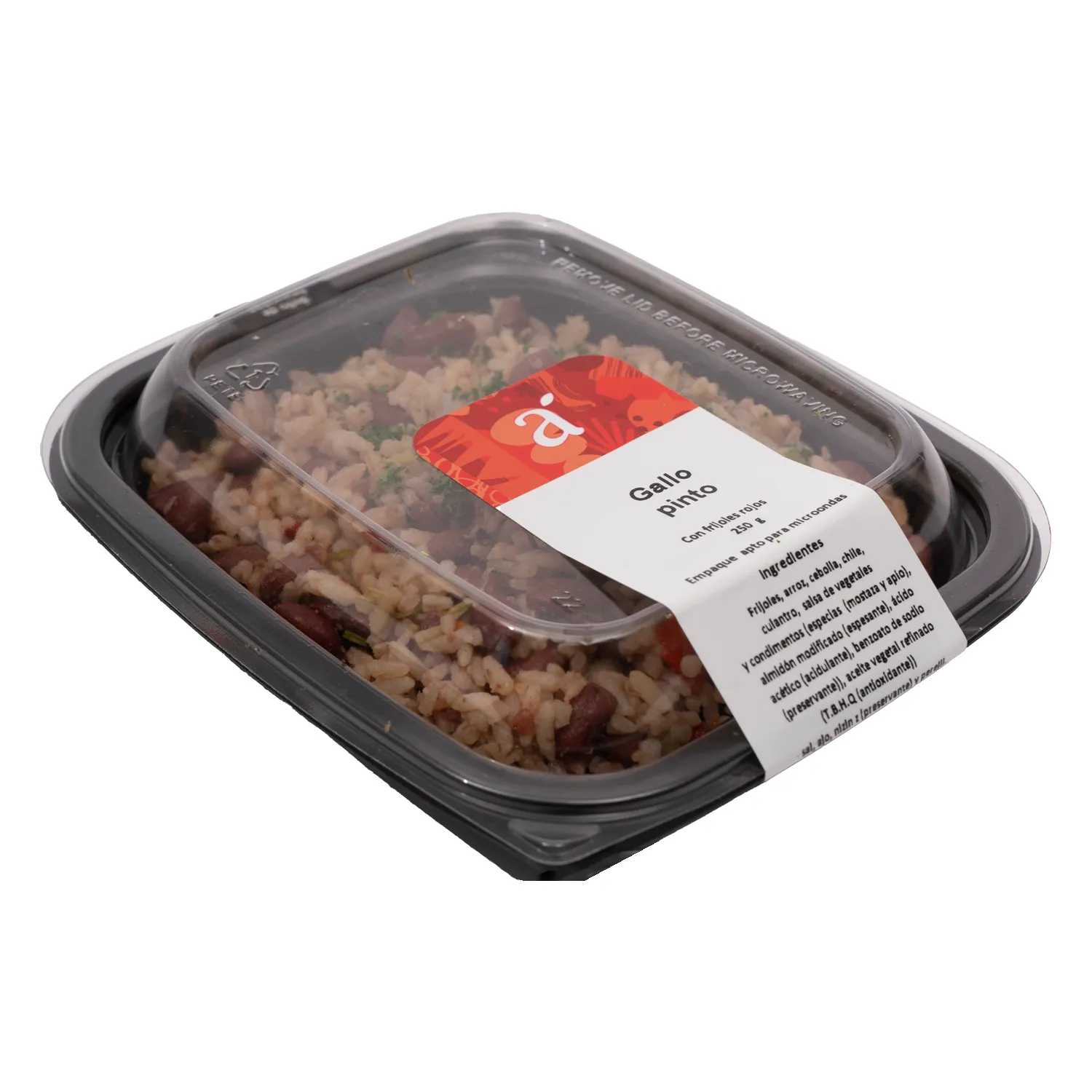 Gallo Pinto Frijol Rojo Auto Mercado Unidad 250 G 50  G Auto Mercado