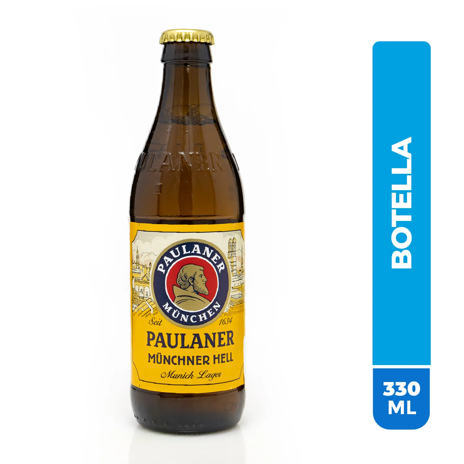 Cerveza Importada Paulaner Botella 330 Ml