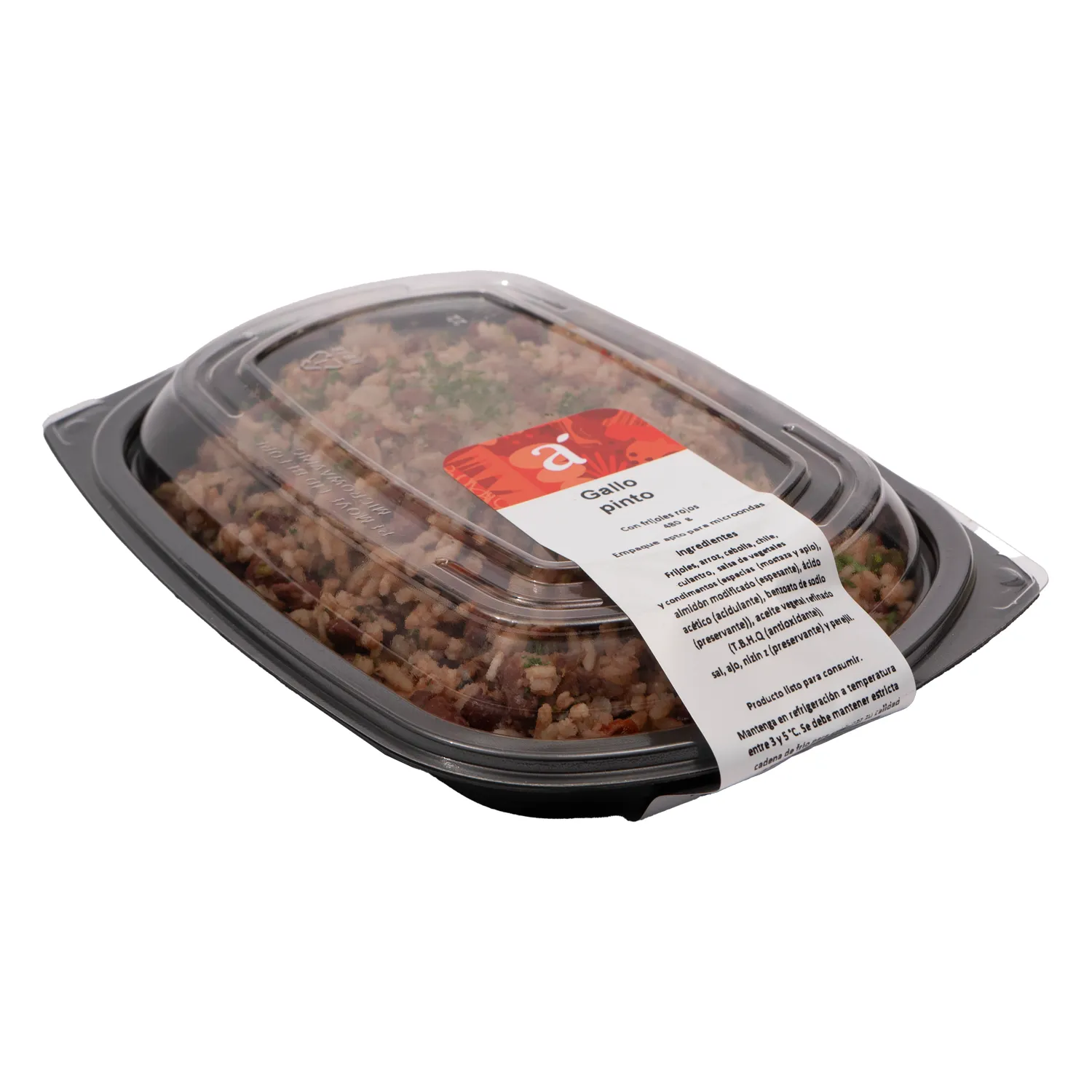 Gallo Pinto Frijol Rojo Auto Mercado Unidad 480 G