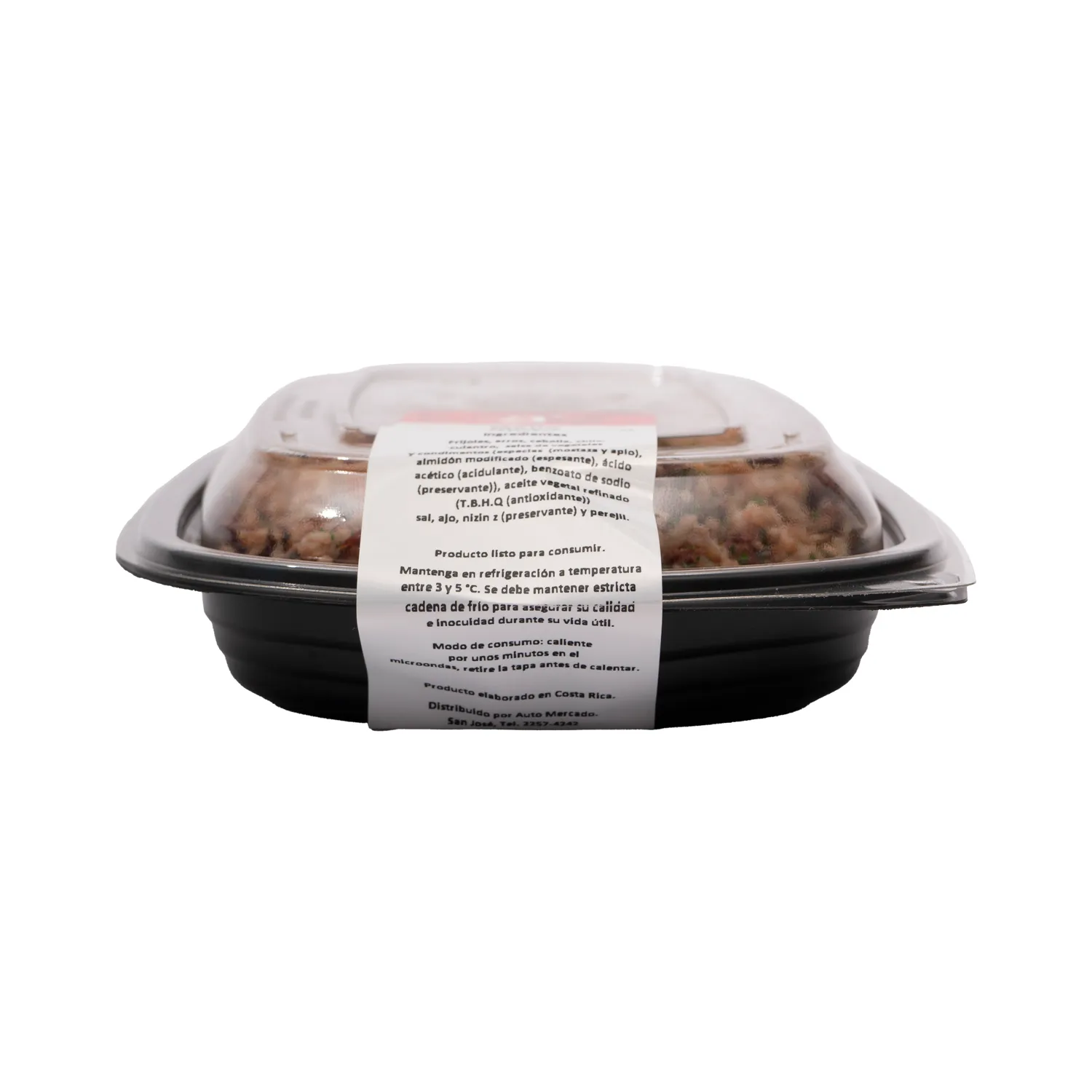 Gallo Pinto Frijol Rojo Auto Mercado Unidad 480 G
