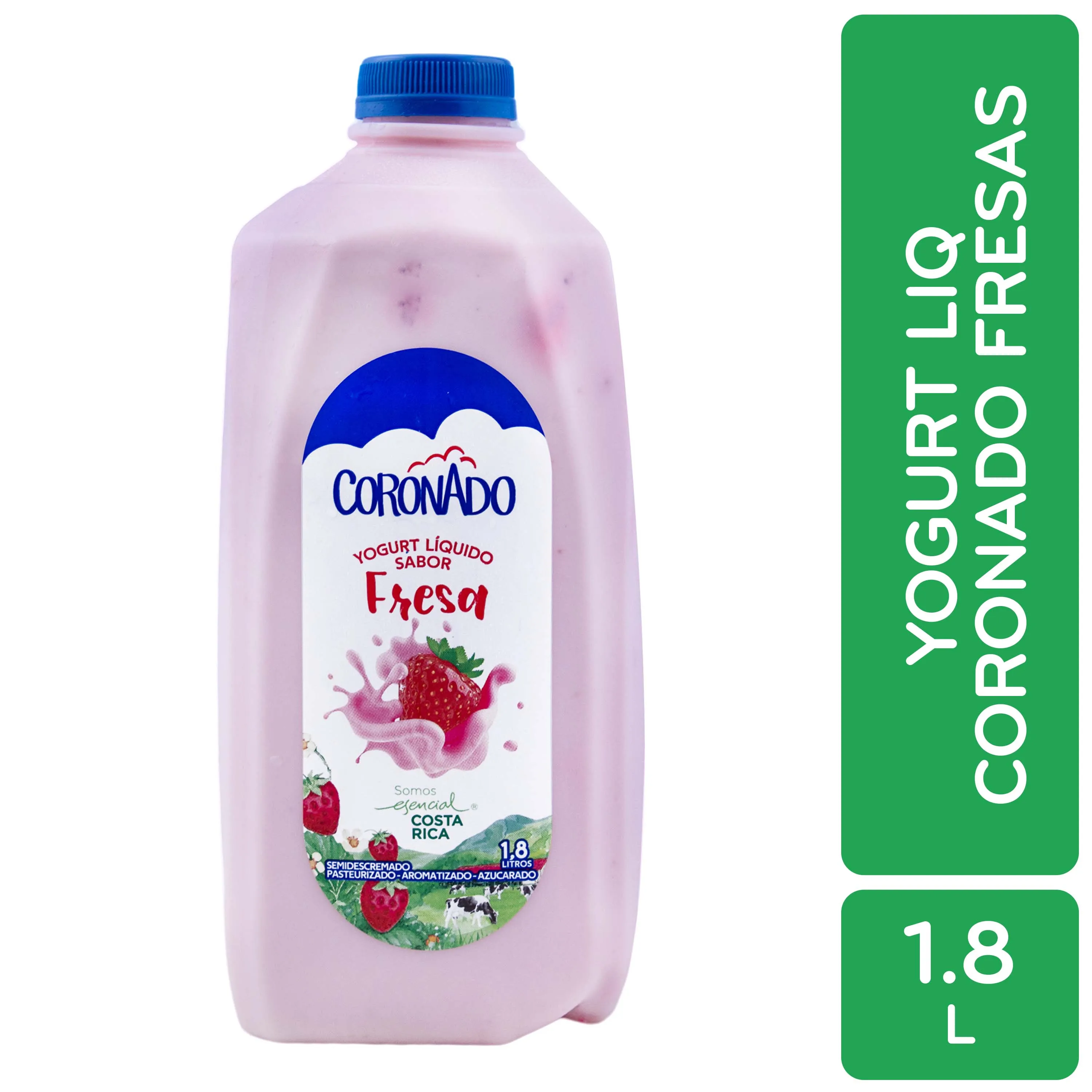 Yogurt Liquido Fresa  Coronado Envase 1800 Ml