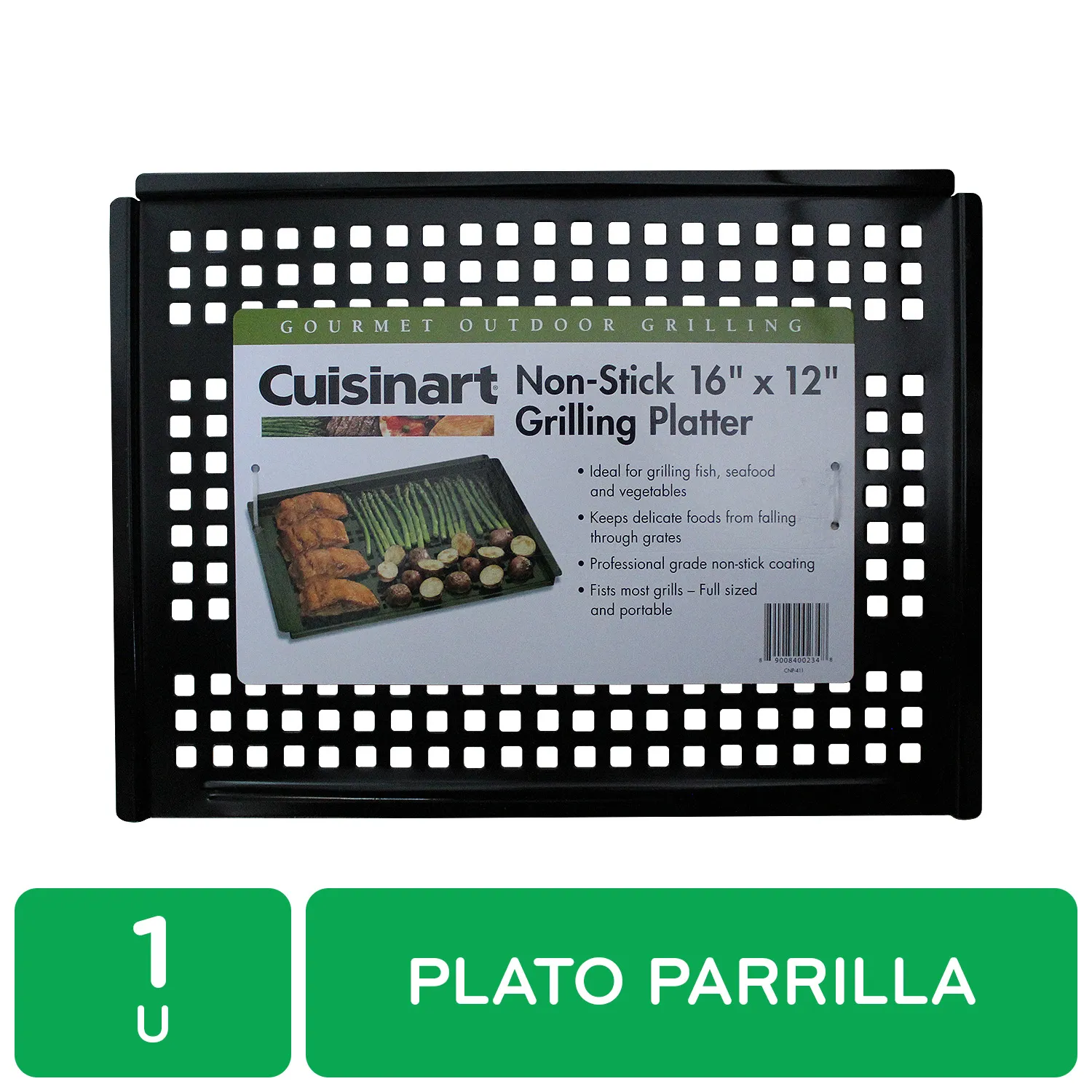 Cocina Parrilla Antiadherente Bbq Cuisinart Unidad