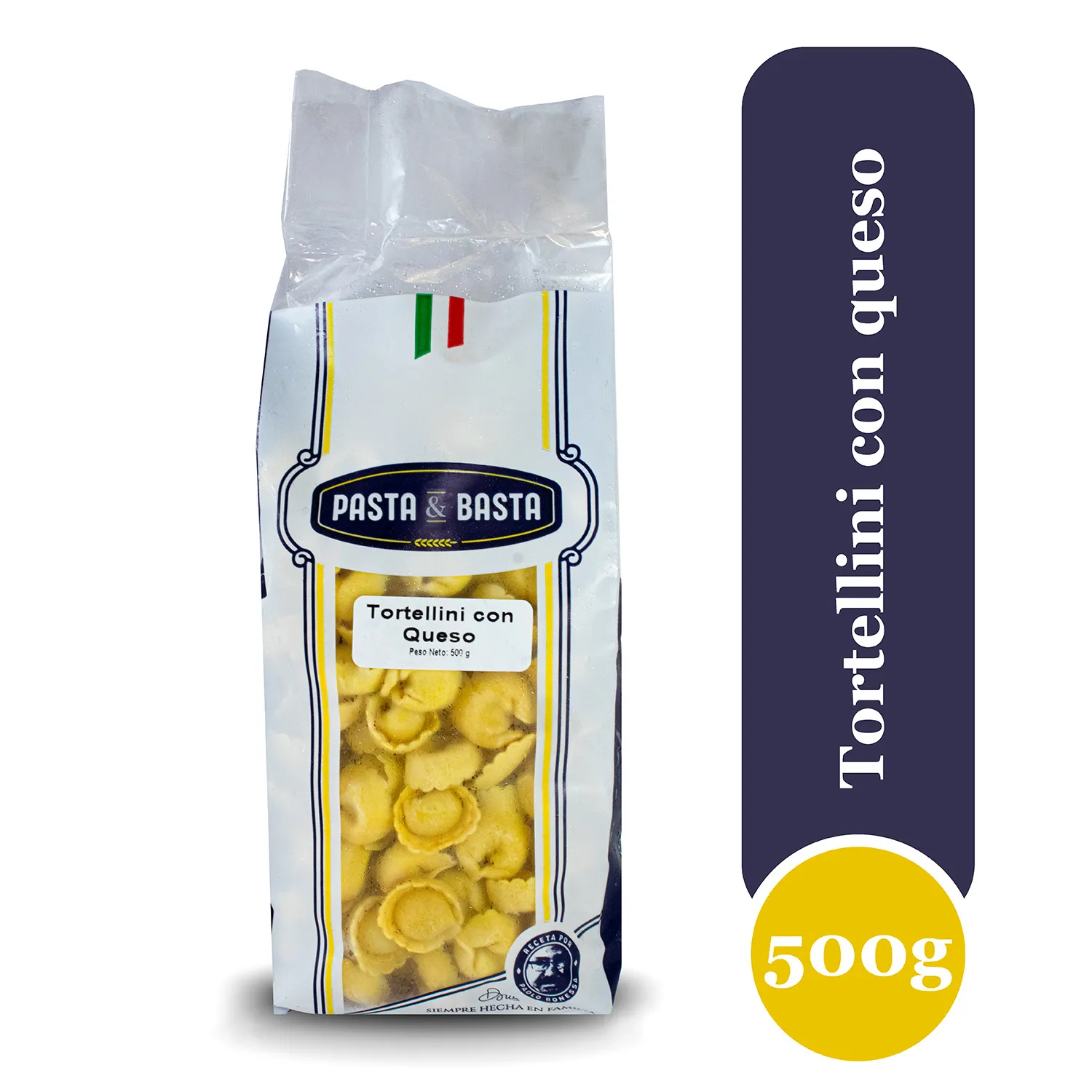 Tortellini Queso Pasta Y Basta Paquete 500 G
