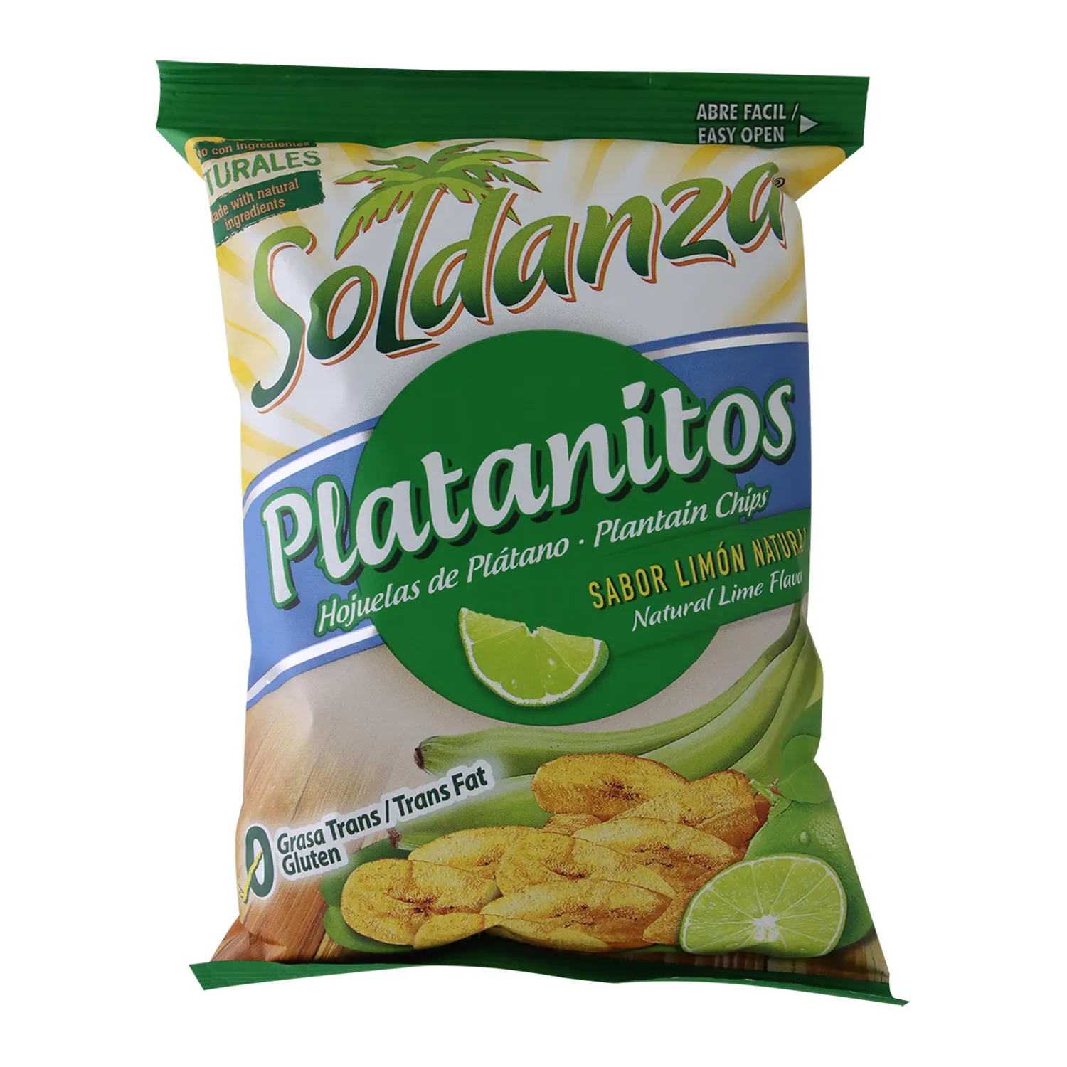 Platano Verde Limon Soldanza Paquete 71 G