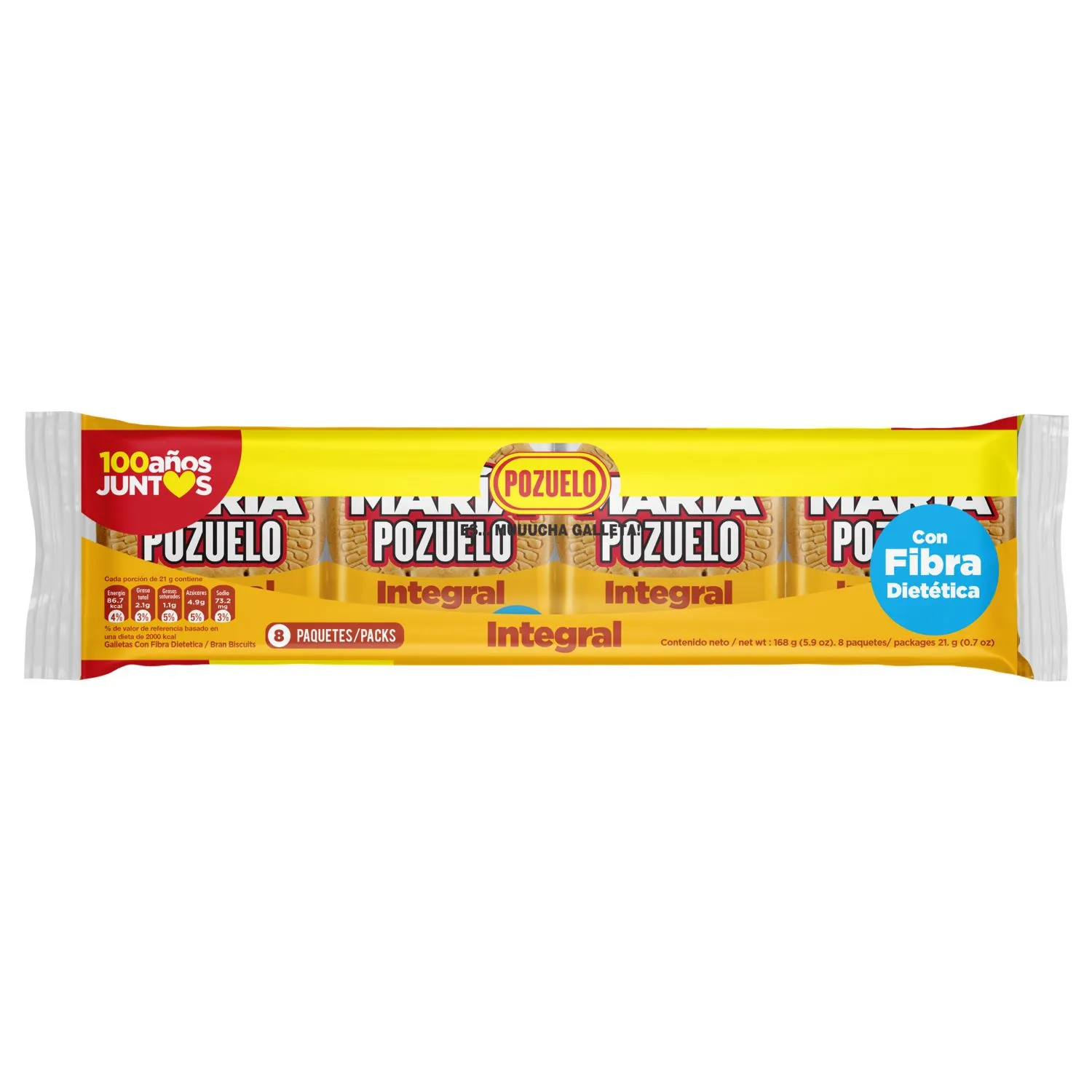 Galleta Maria Integral Pozuelo Paquete 168 G