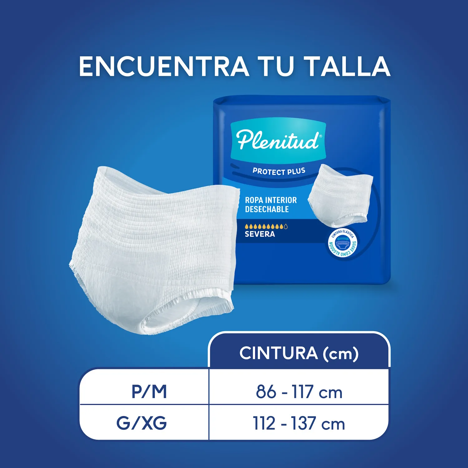 Pants Desechables Adulto Plenitud Protect Plus G/xg 8u