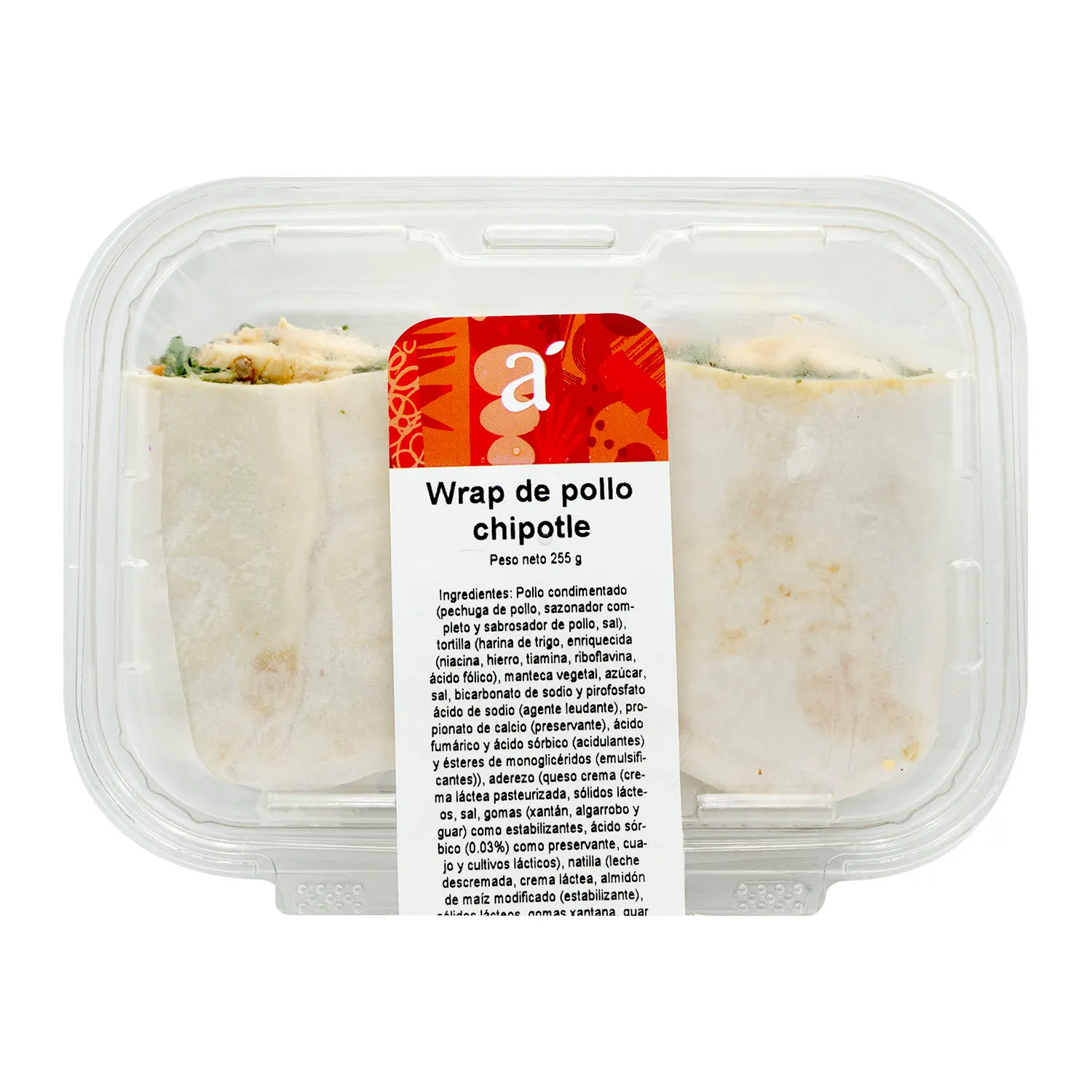 Wrap De Pollo Chipotle Auto Mercado Unidad 255 G
