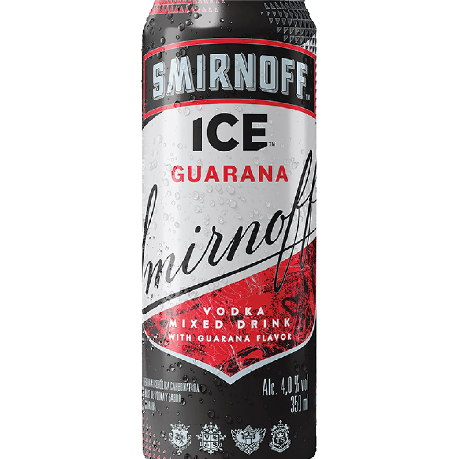 Rtd Vodka Guarana Smirnoff Lata 350 Ml