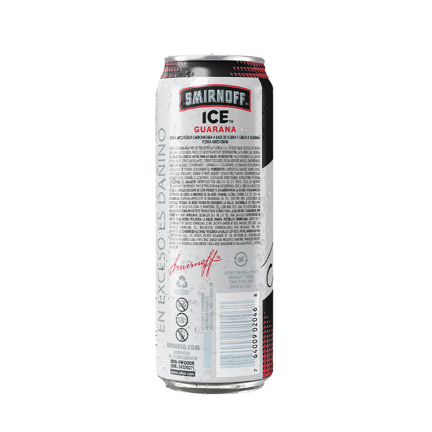 Rtd Vodka Guarana Smirnoff Lata 350 Ml