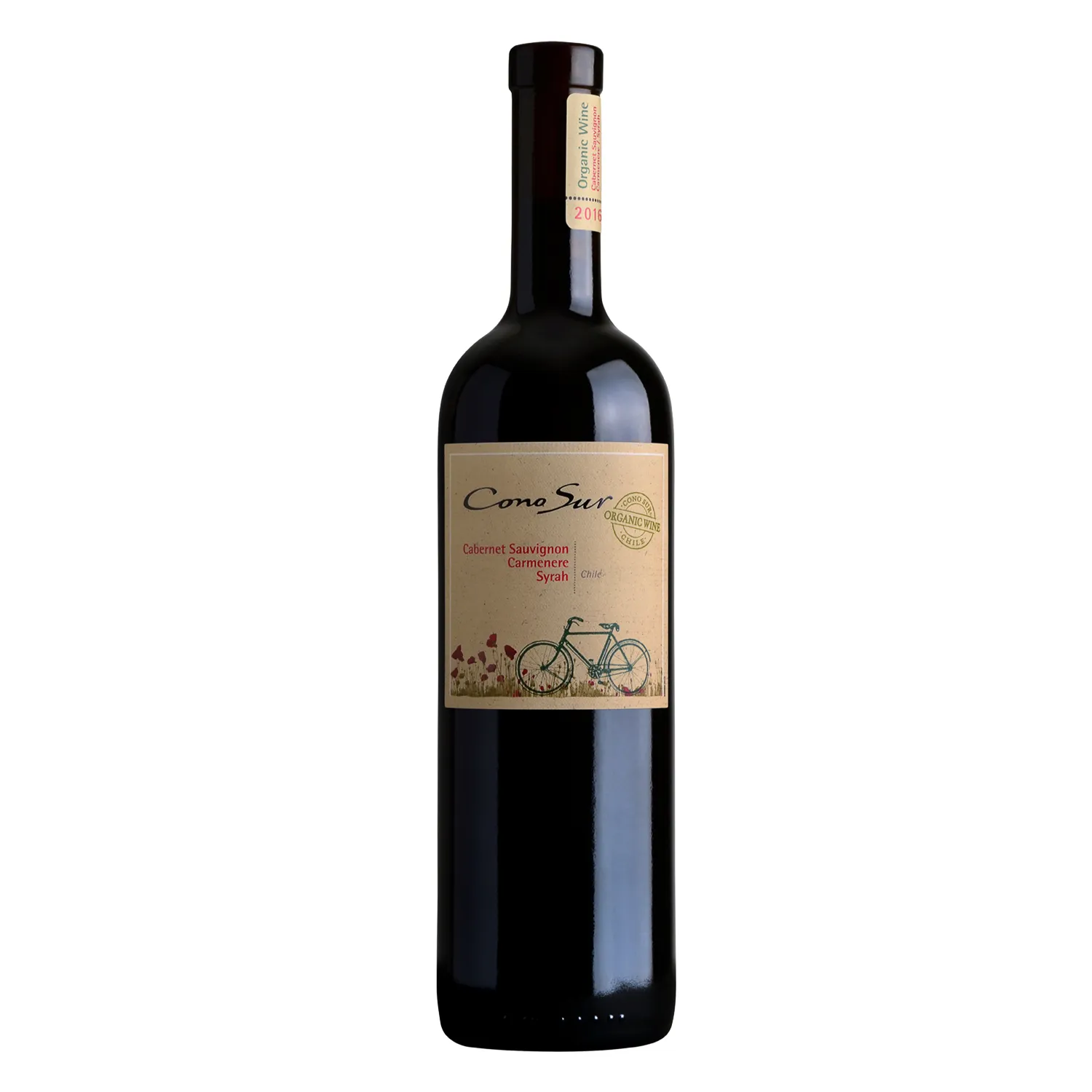 Vino Tinto Chile Cabernet Sauvignon Organico Organico Botella 750 Ml