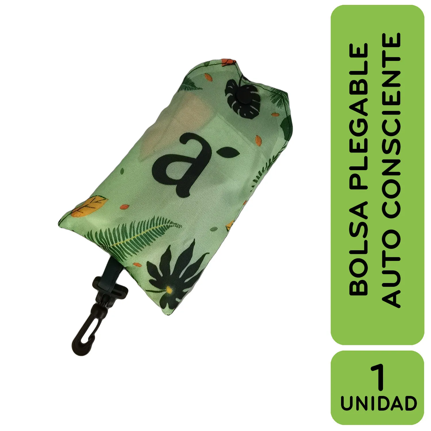 Bolsa Reutilizable Plegable Ecologica A.m Unidad 1 Unid