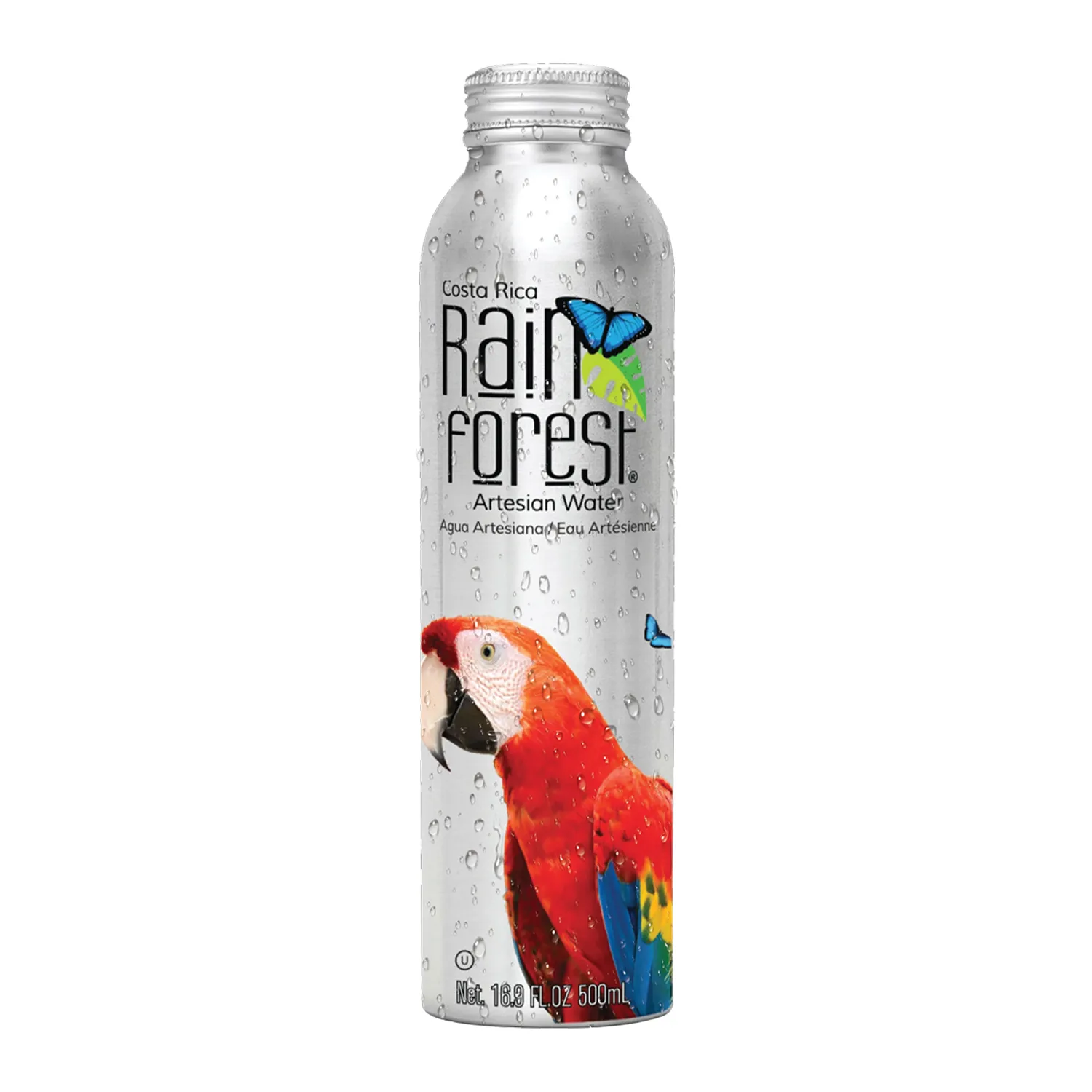 Agua Natural Artesania Aluminio Rain Forest Botella 500 Ml