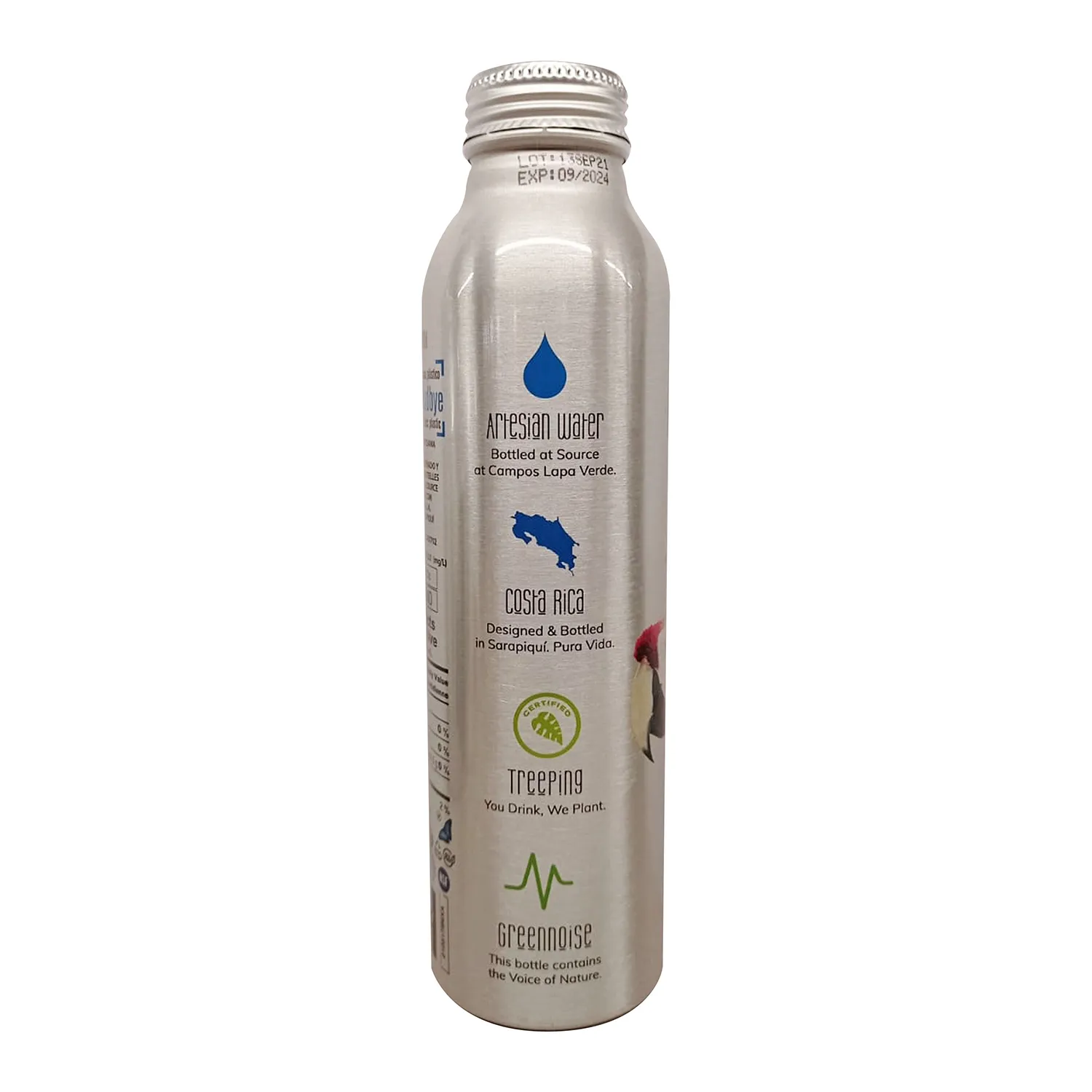 Agua Natural Artesania Aluminio Rain Forest Botella 500 Ml