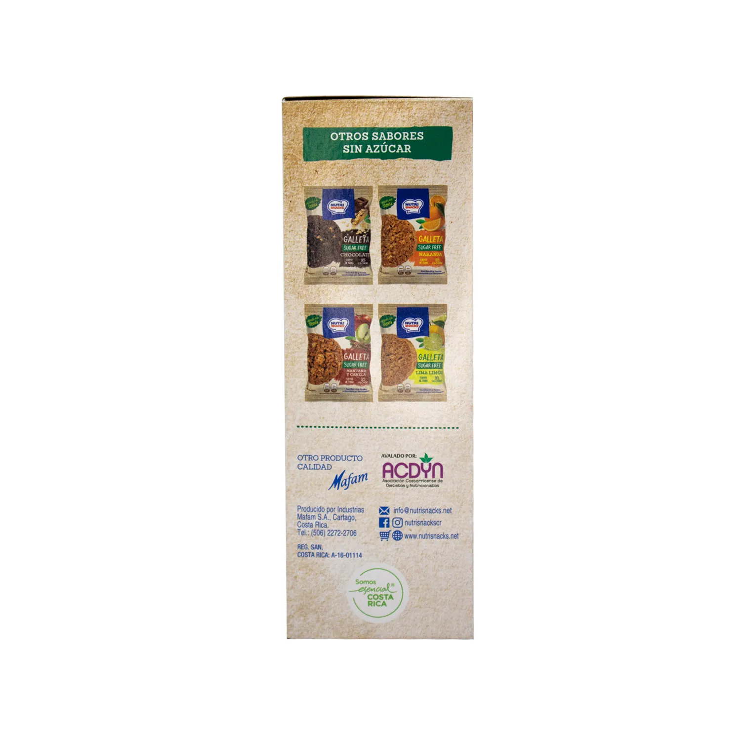 Galleta Dulce Maracuya Nutrisnacks Caja 144 G