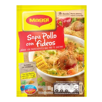 Sopa Fideo Pollo Maggi Paquete 55 G