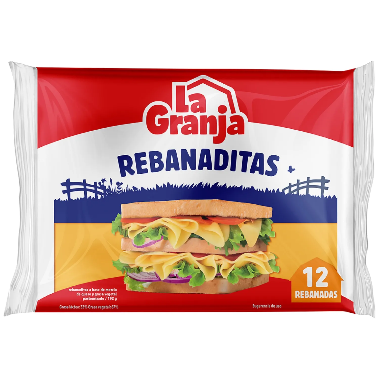 Rebanaditas Tipo Americano Rebanado 12u La Granja