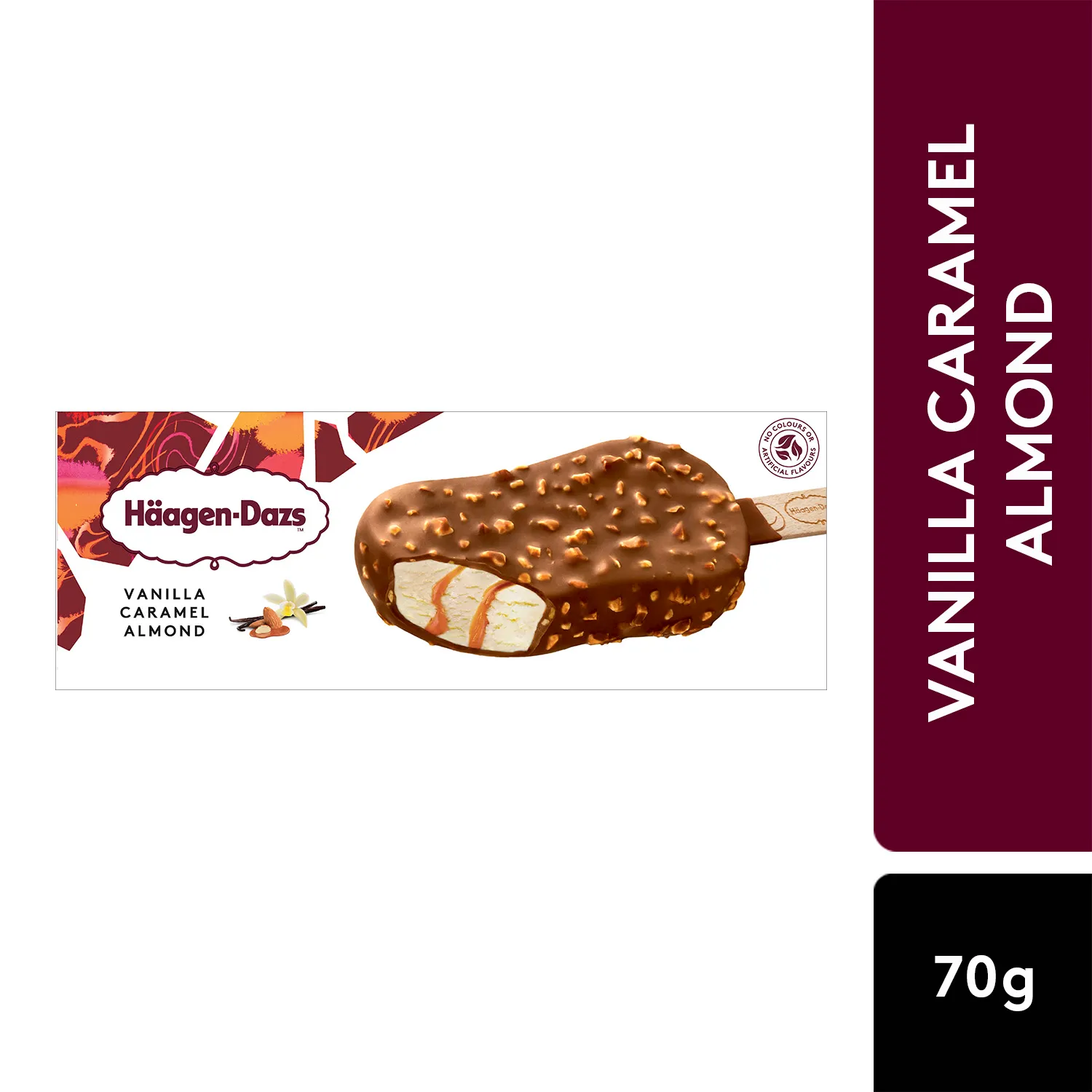 Paleta Vainilla Caramelo Haagen-dazs Caja 70 G