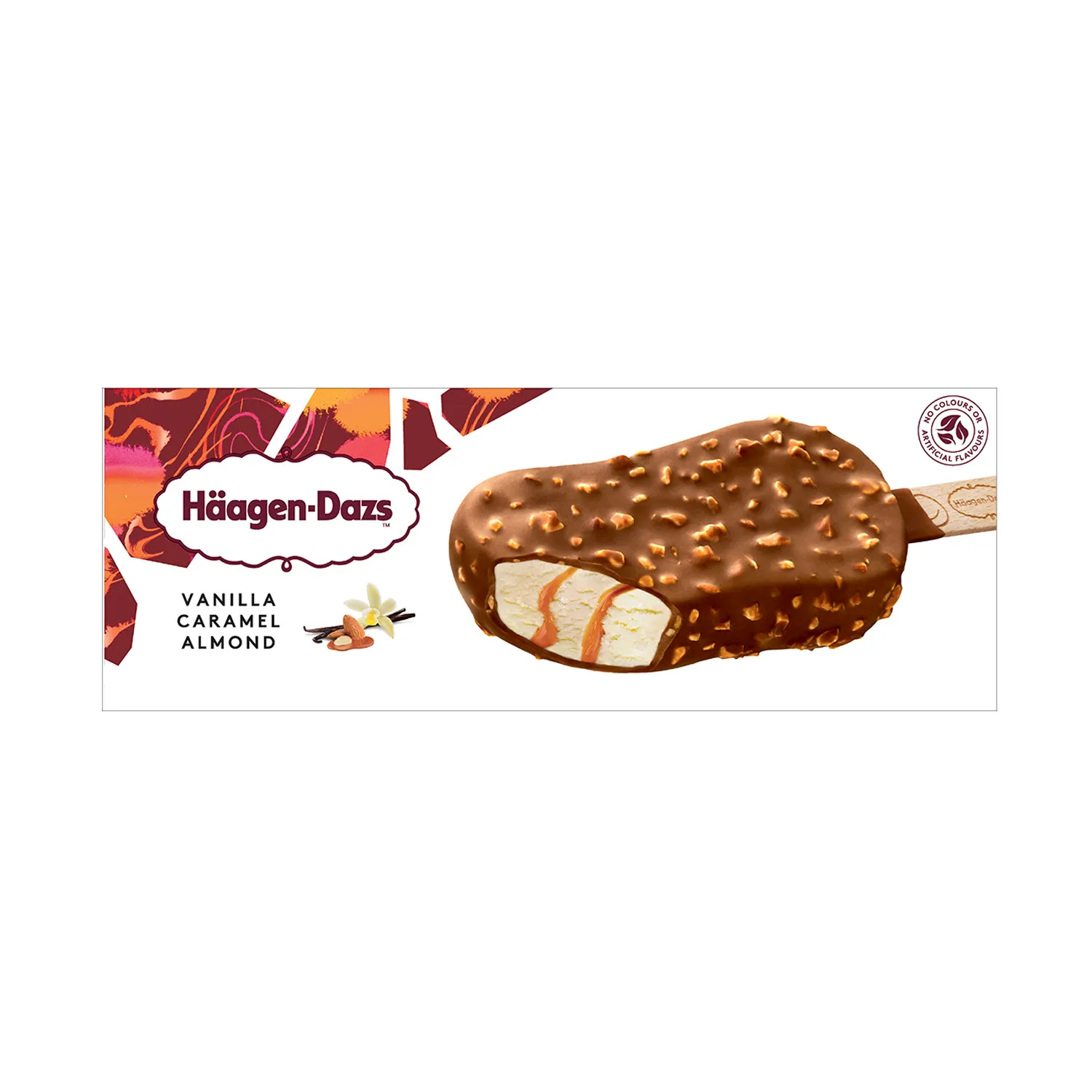 Paleta Vainilla Caramelo Haagen-dazs Caja 70 G