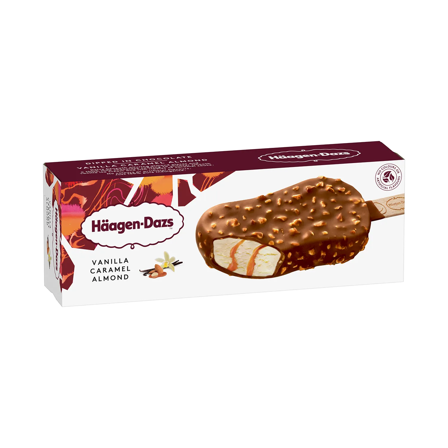 Paleta Vainilla Caramelo Haagen-dazs Caja 70 G