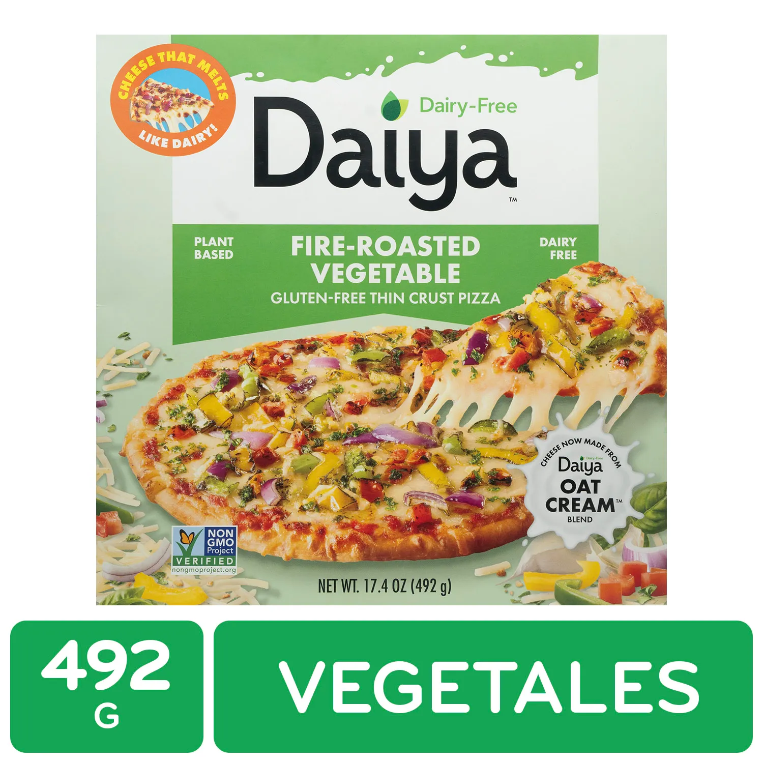 Pizza Vegano Vegetales Daiya Caja 492 G