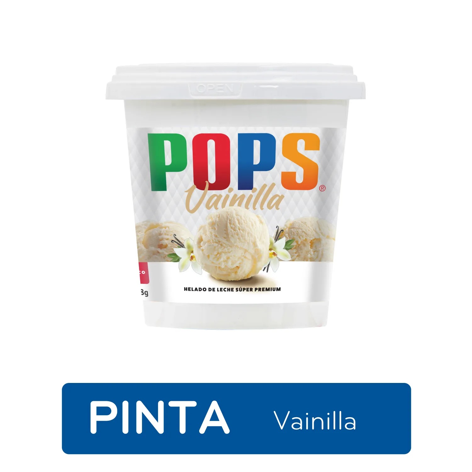 Helado Vainilla Pops Envase 268 G