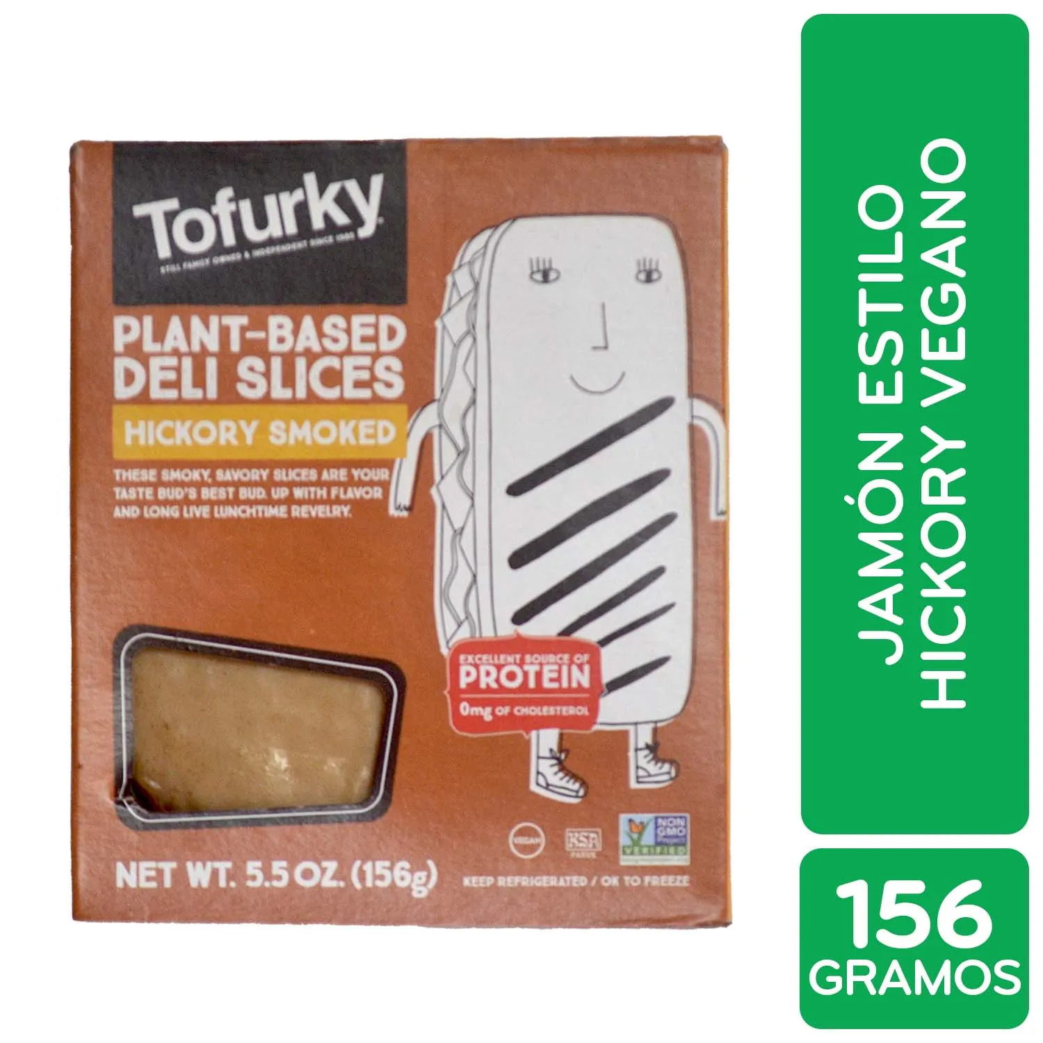 Jamon Vegano Rebanado Tofurky Caja 156 G