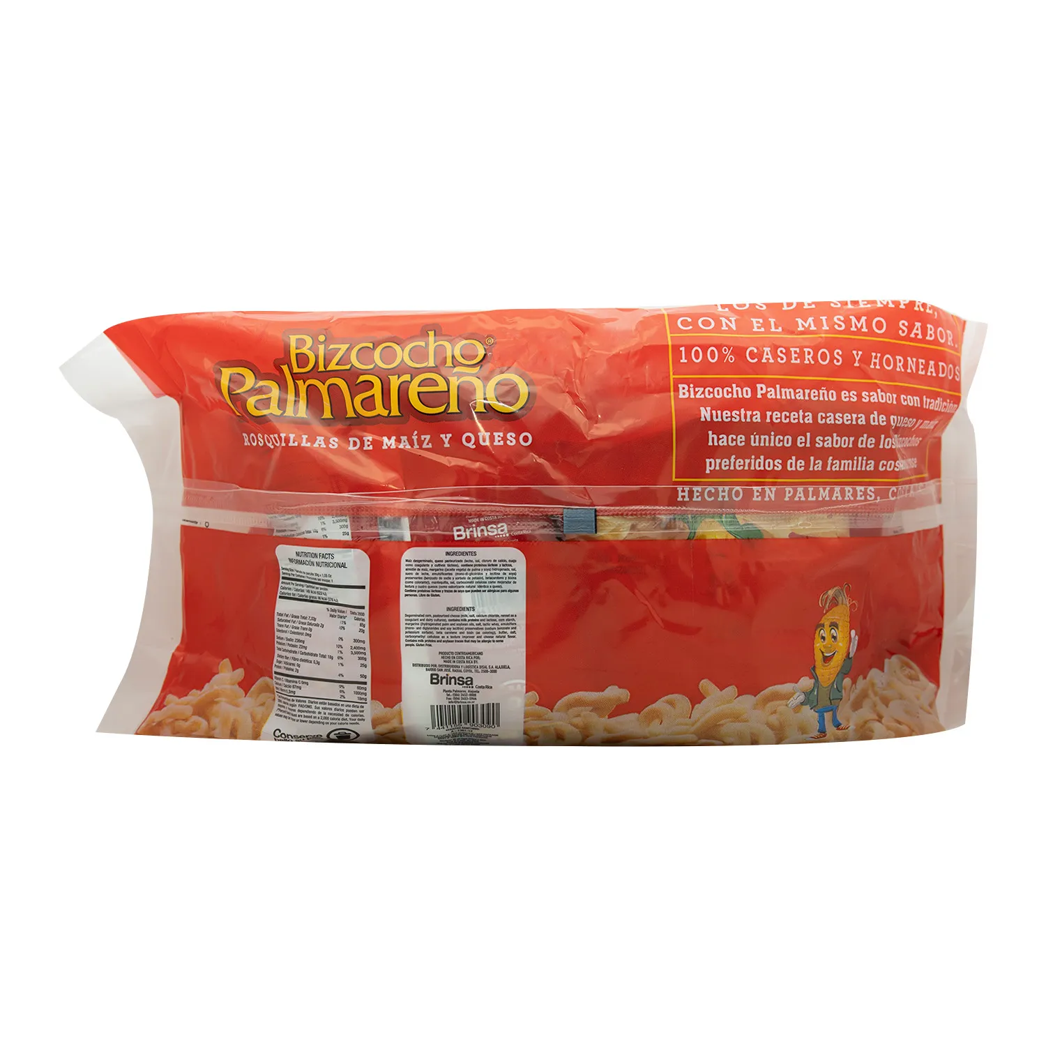 Bizcochos Maiz Queso Palmareño Paquete 208 G