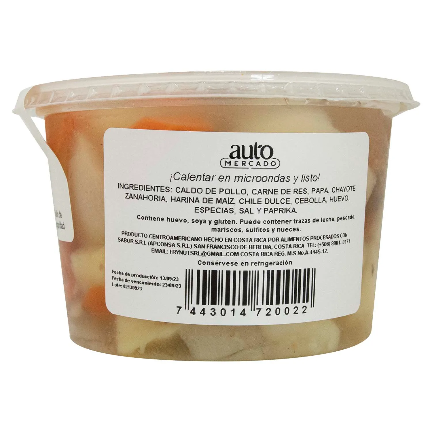 Sopa De Albondigas Auto Mercado Unidad 500 G