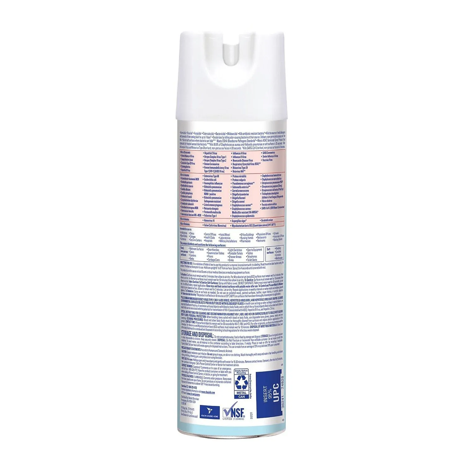 Desinfectante Aerosol Crisp Line Lysol Lata 538 G