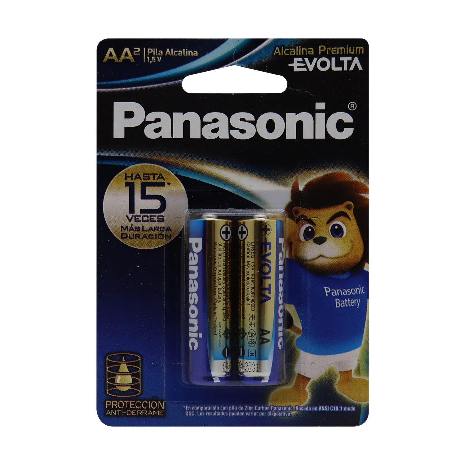 Bateria Alkalina Aa Evolta Panasonic Blister 6 Unidad