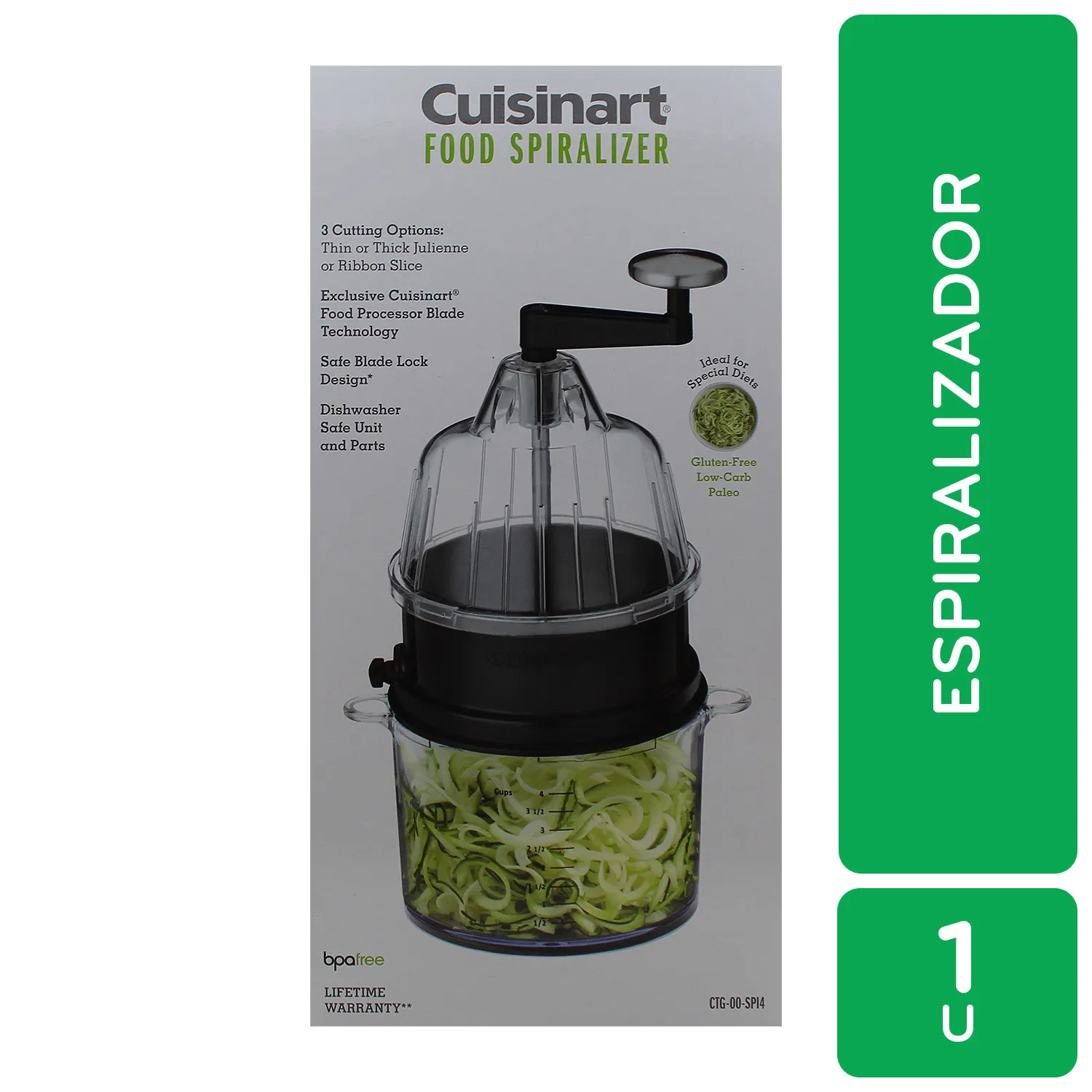 Cocina Utensilio Espiralizador Cuisinart Unidad