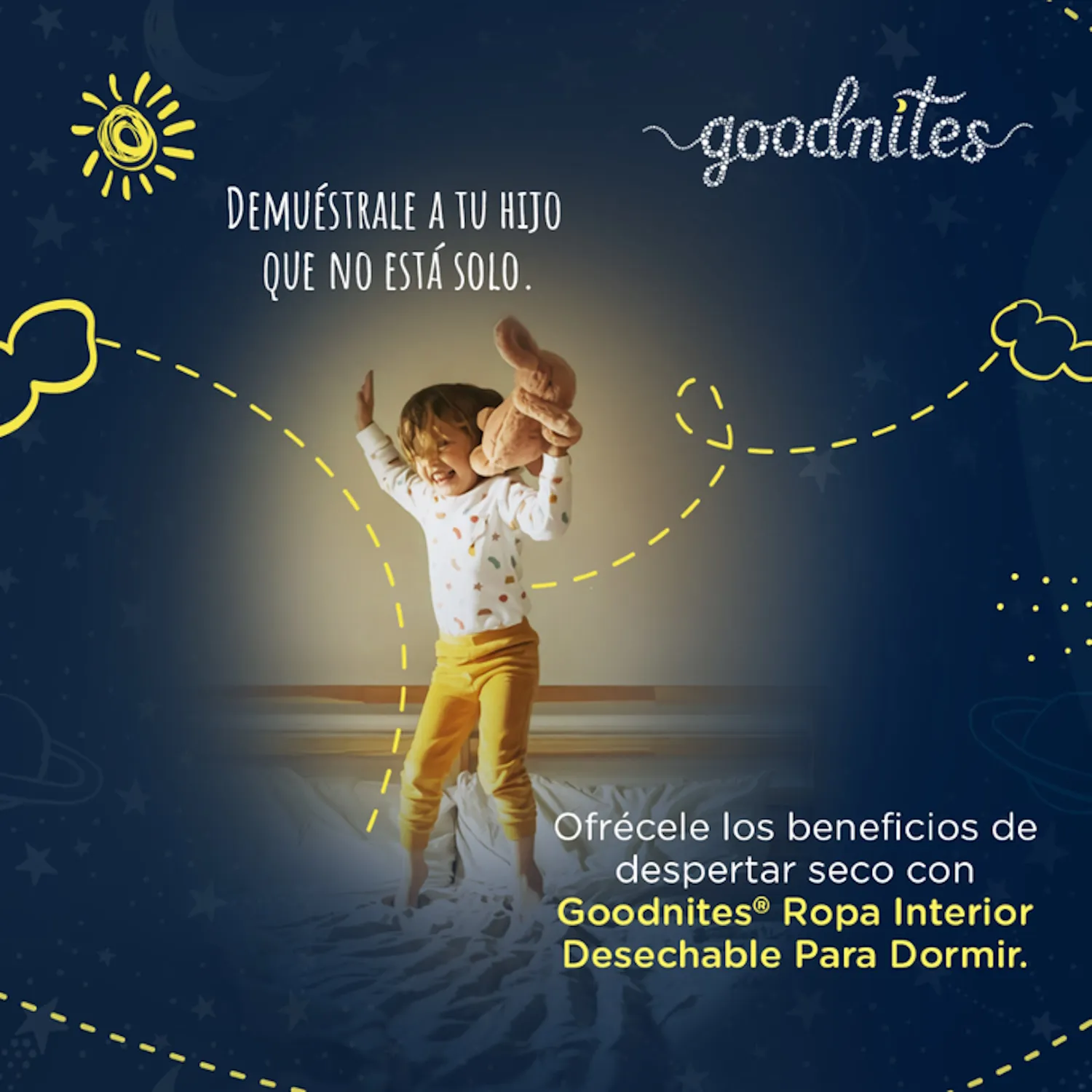 Ropa Interior Desechable Goodnites Unisex Talla M 14u