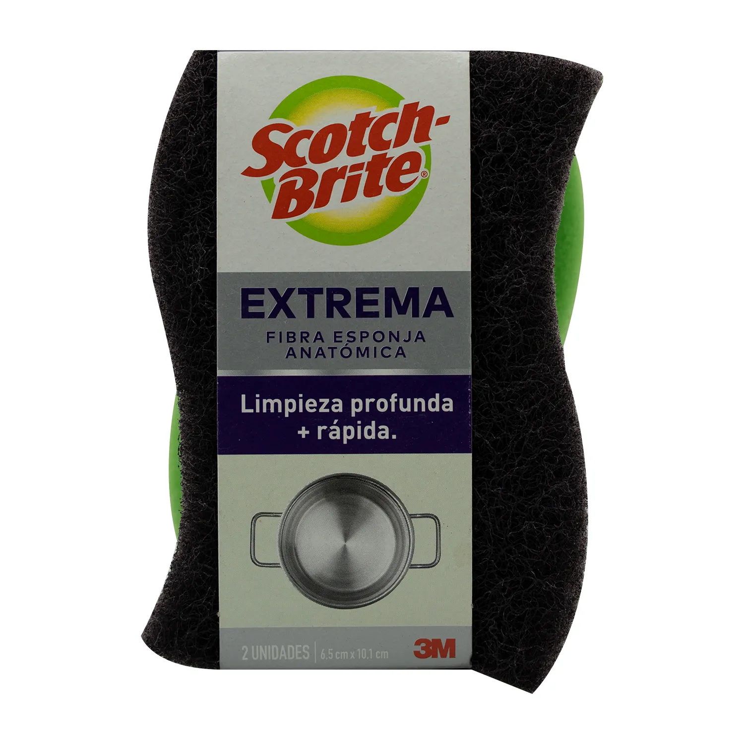 Esponja Doble Uso Extreme Scotch Brite Blister 2 Unid