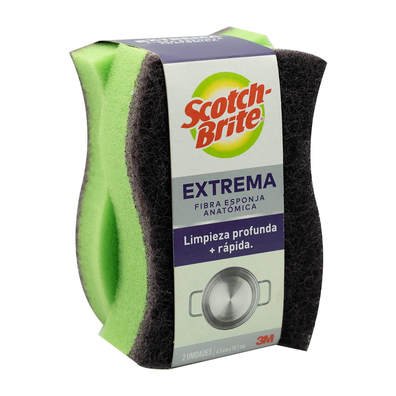 Esponja Doble Uso Extreme Scotch Brite Blister 2 Unid