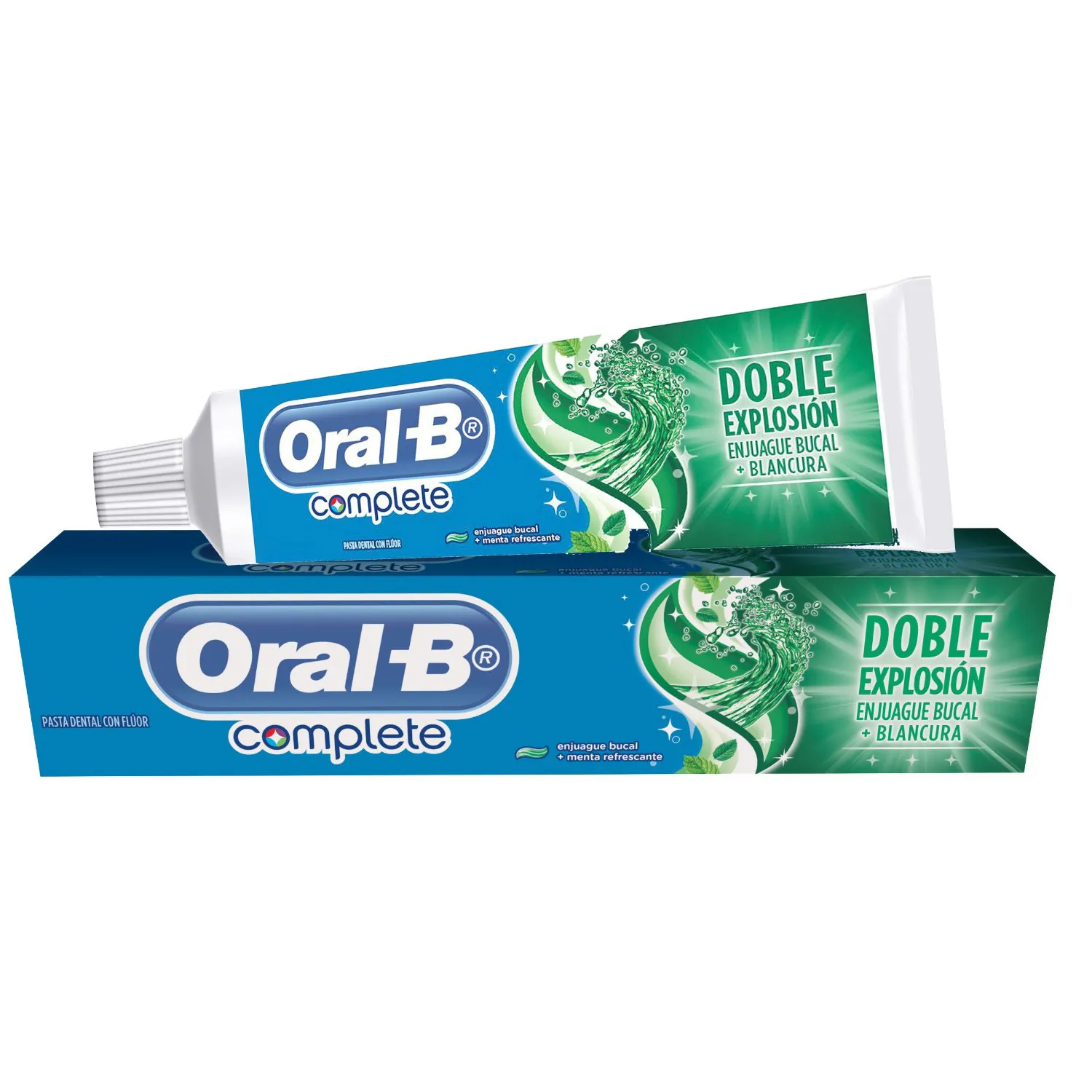 Crema Dental Cuidado Basico Complete Oral B Caja 90 Ml