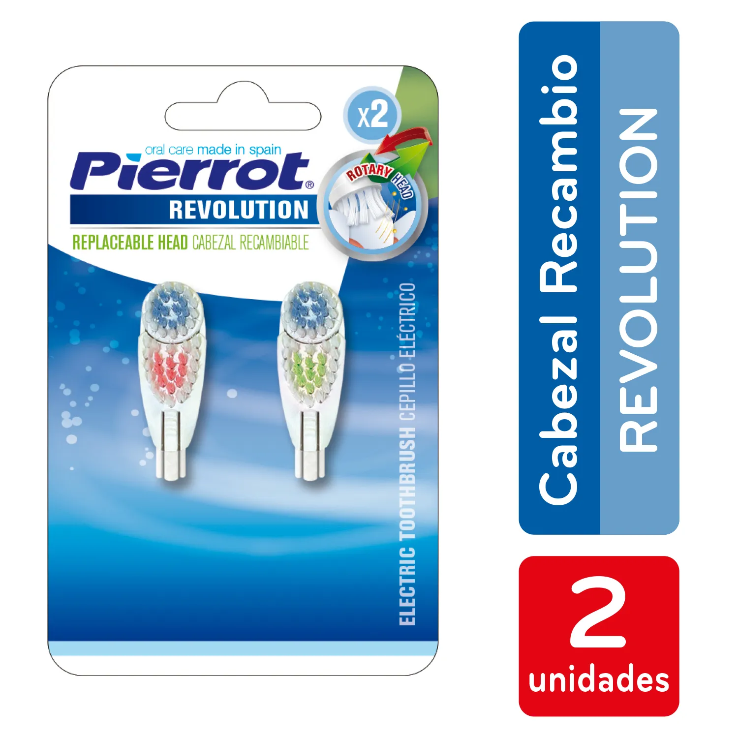 Repuesto Cepillo Pierrot Blister 2 Unid