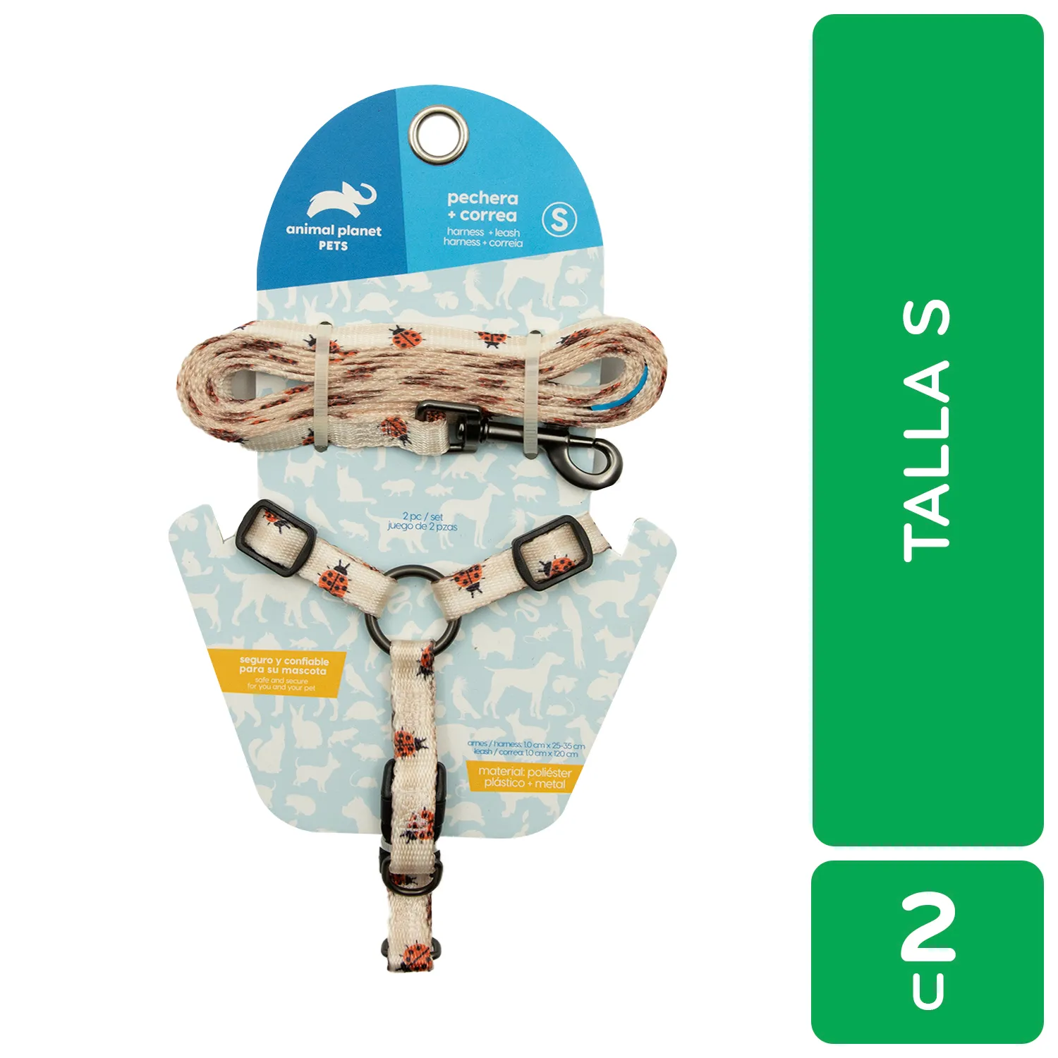Pechera Y Correa Perro Talla S Animal Planet