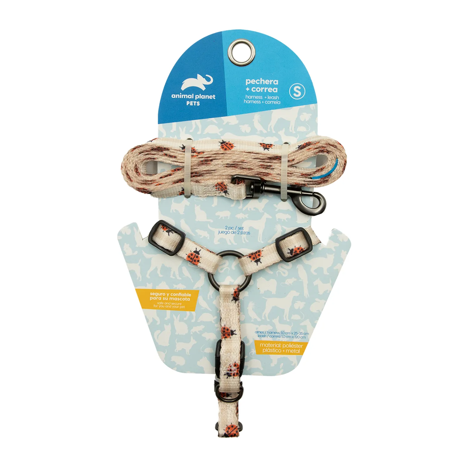 Pechera Y Correa Perro Talla S Animal Planet