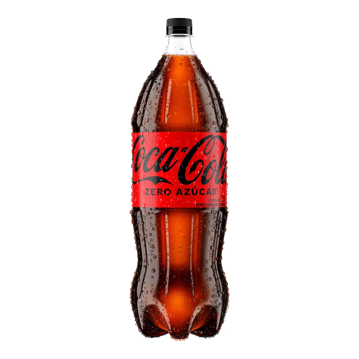 Bebida Gaseosa Sin Azúcar Cola Coca Cola Envase 2500 Ml