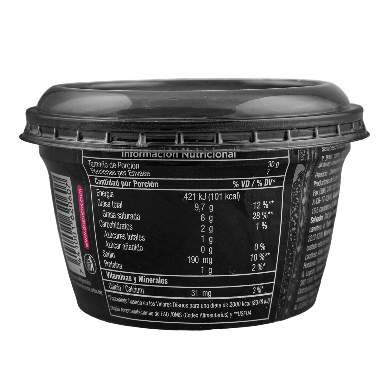 Dip Chipotle Dos Pinos Envase 210 G