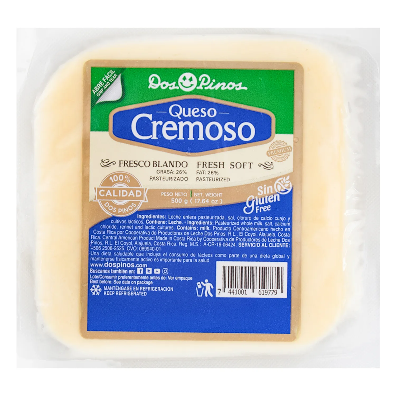 Queso Cremoso Dos Pinos