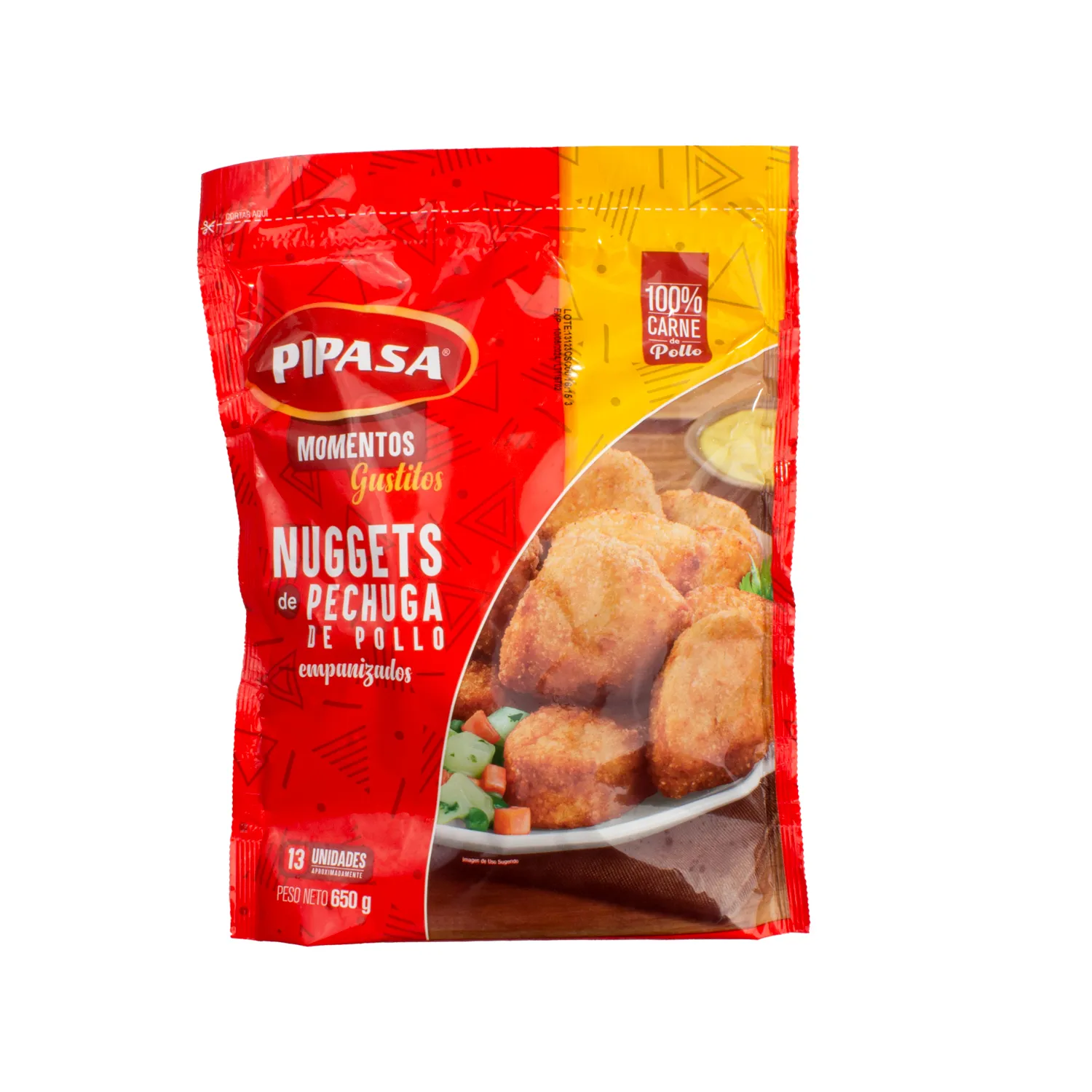 Nugget Pollo Pipasa Paquete 650 G