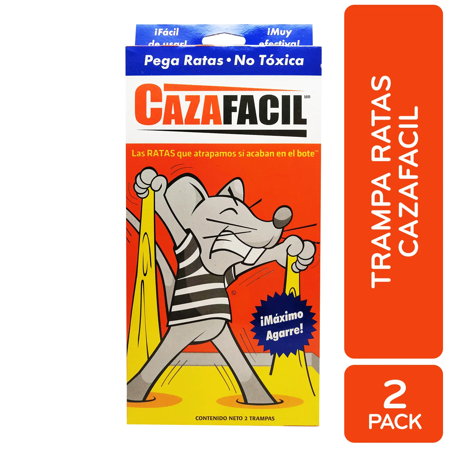 Trampa Gel Ratones Cazafacil Caja 2 Unid