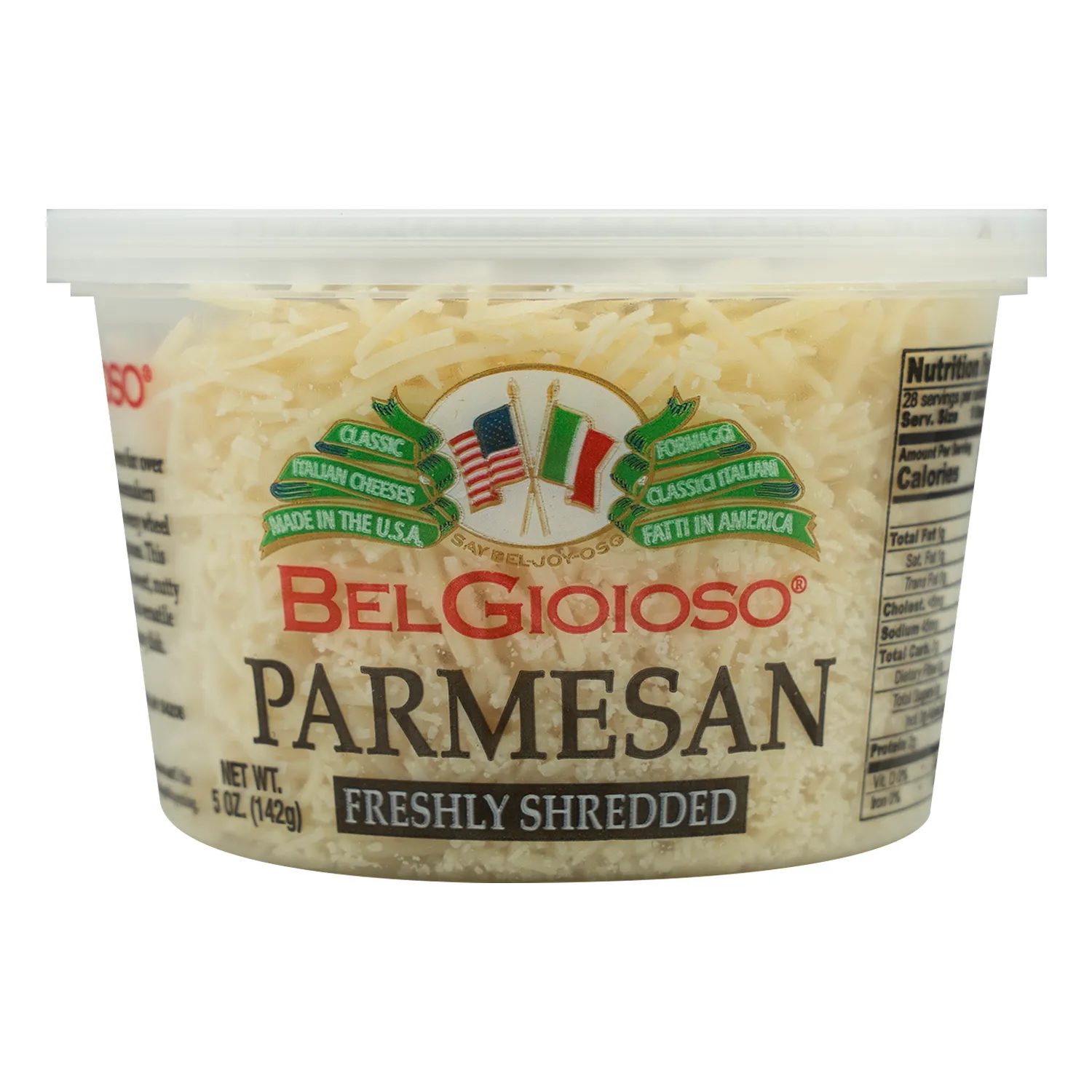 Queso Parmesano Rallado Belgioioso Paquete 142 G