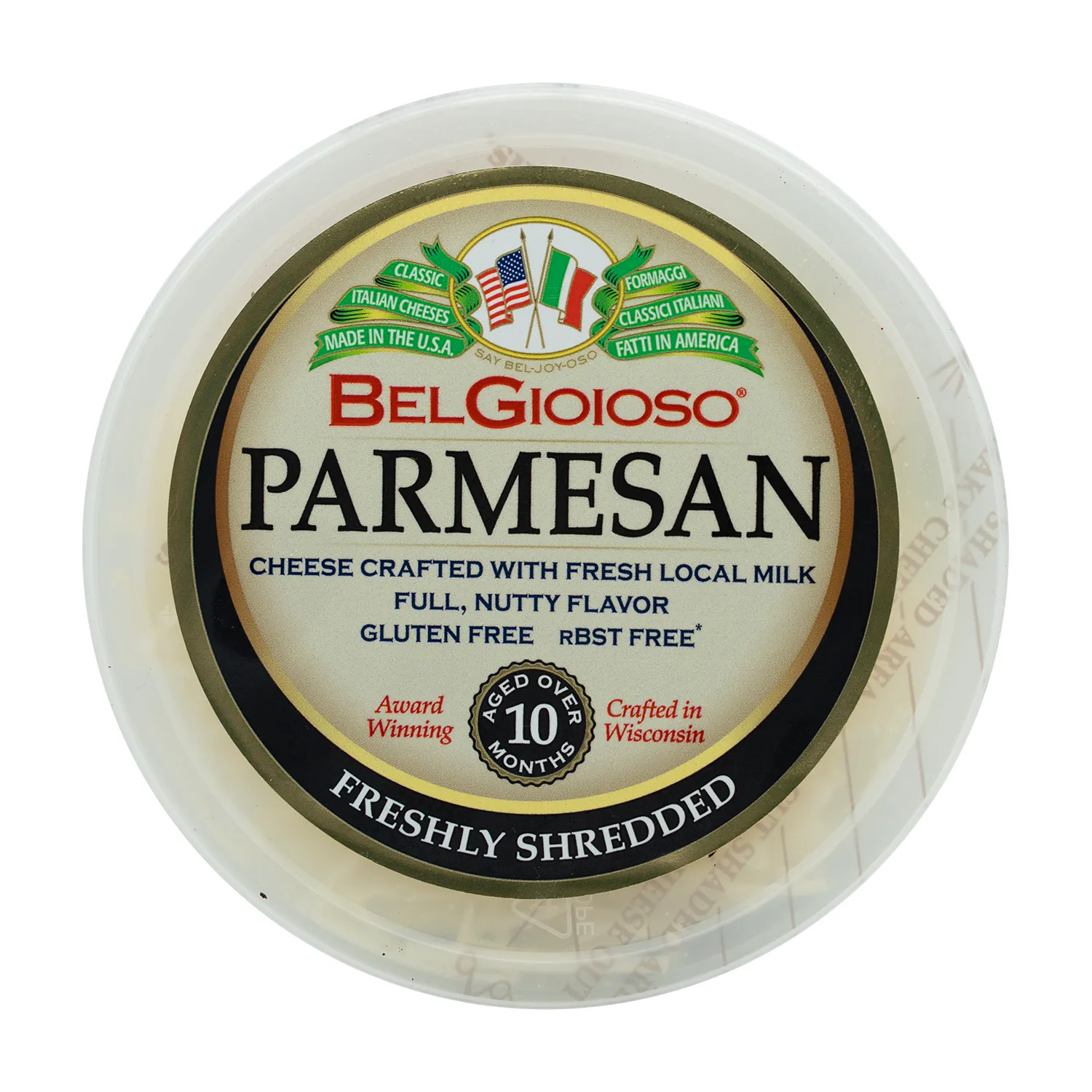Queso Parmesano Rallado Belgioioso Paquete 142 G