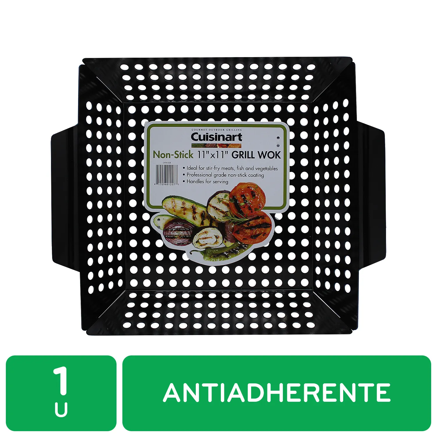 Cocina Wok Antiadherente Bbq Cuisinart Unidad