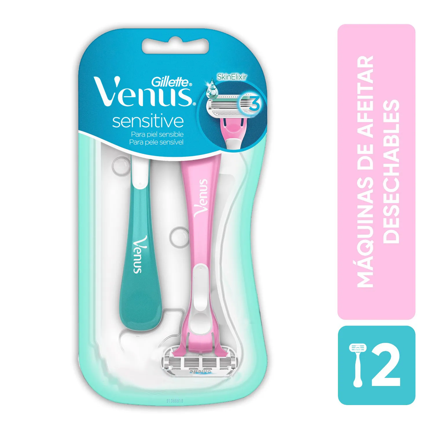 Maquina Afeitado Venus Gillette Blister 2 Unid