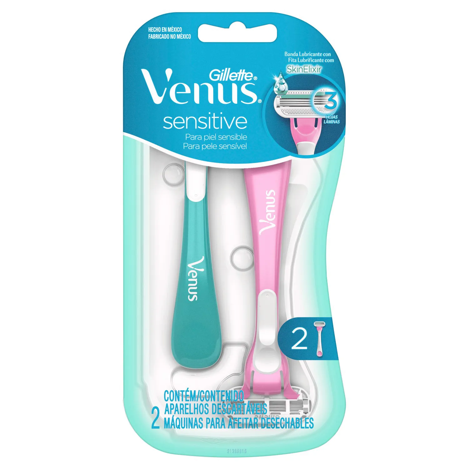 Maquina Afeitado Venus Gillette Blister 2 Unid