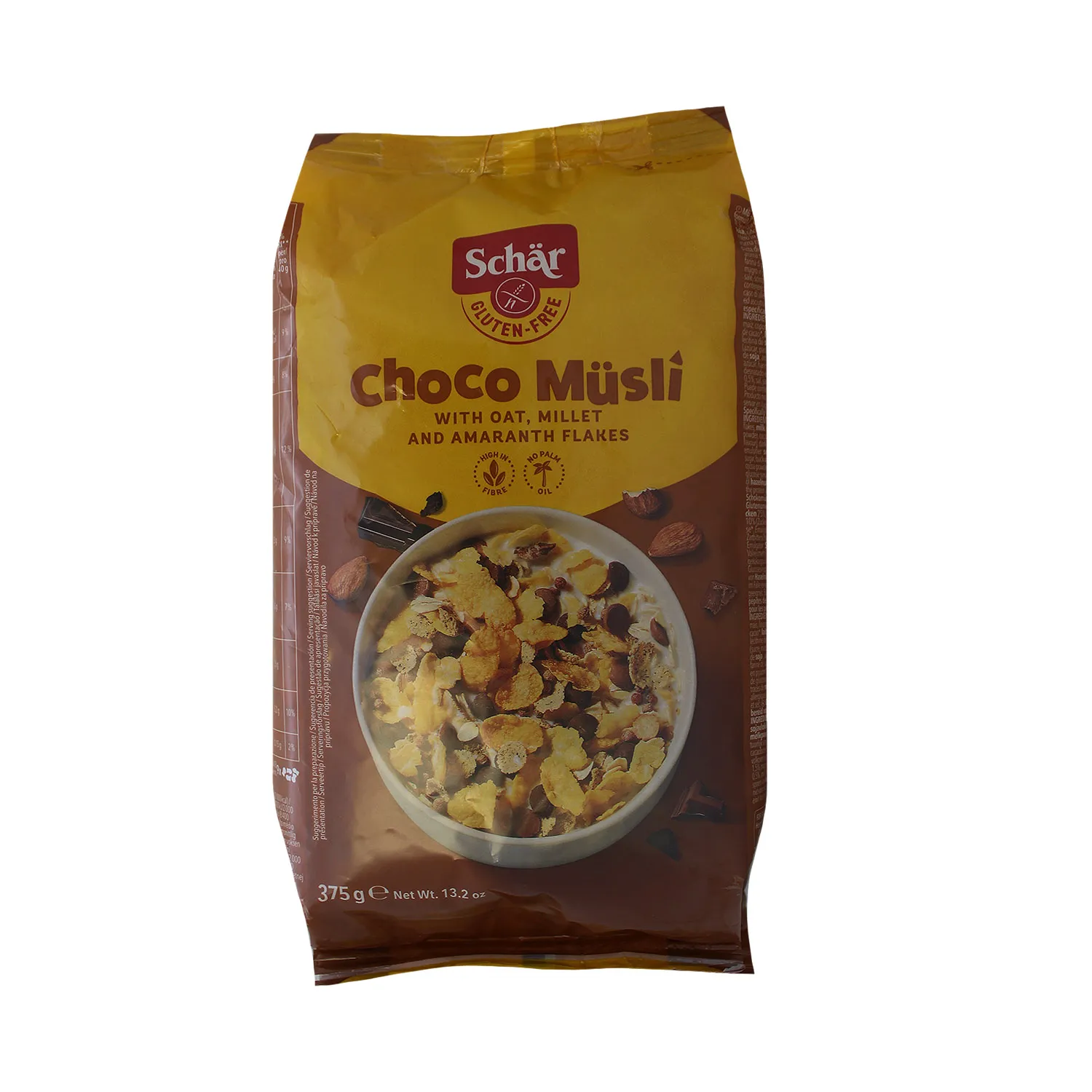 Cereal Sin Gluten Chocolate Schar Paquete 375 G