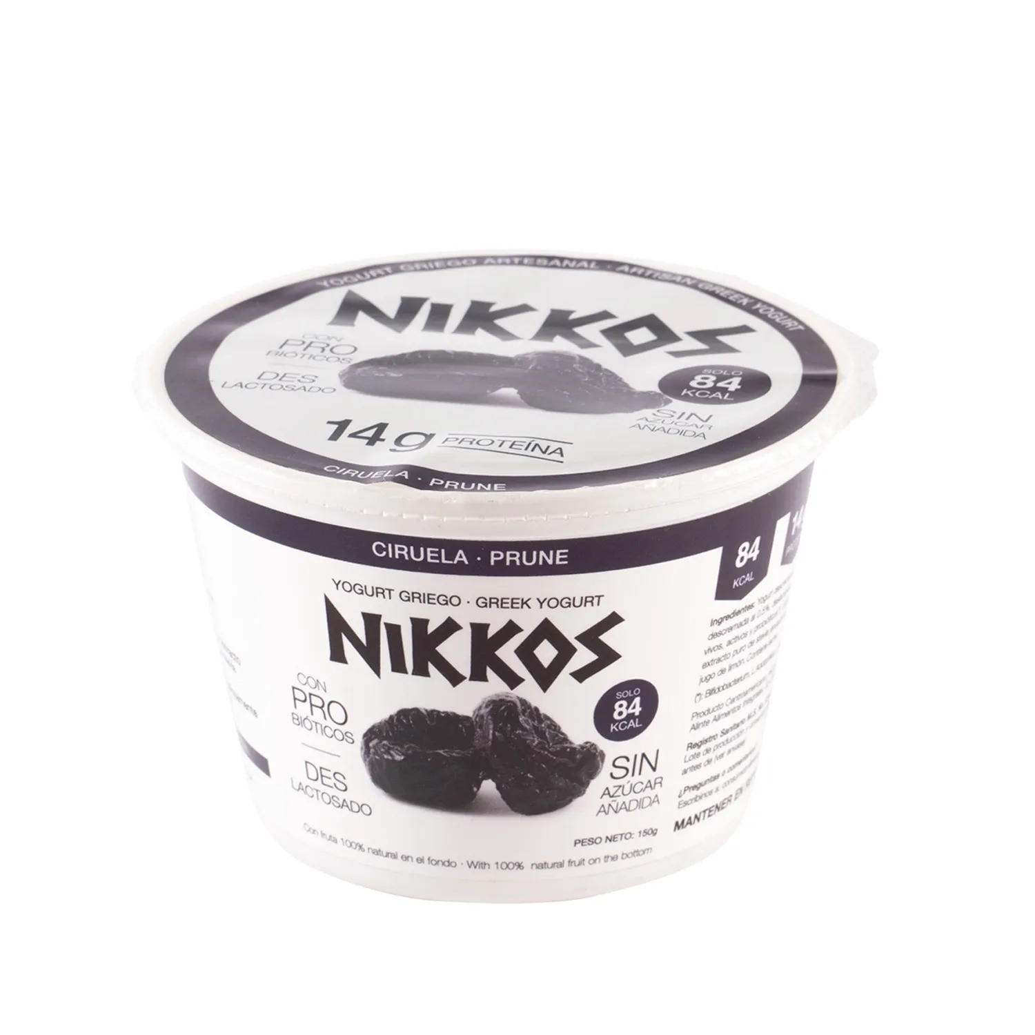 Yogurt Griego Ciruela Nikkos Envase 150 G